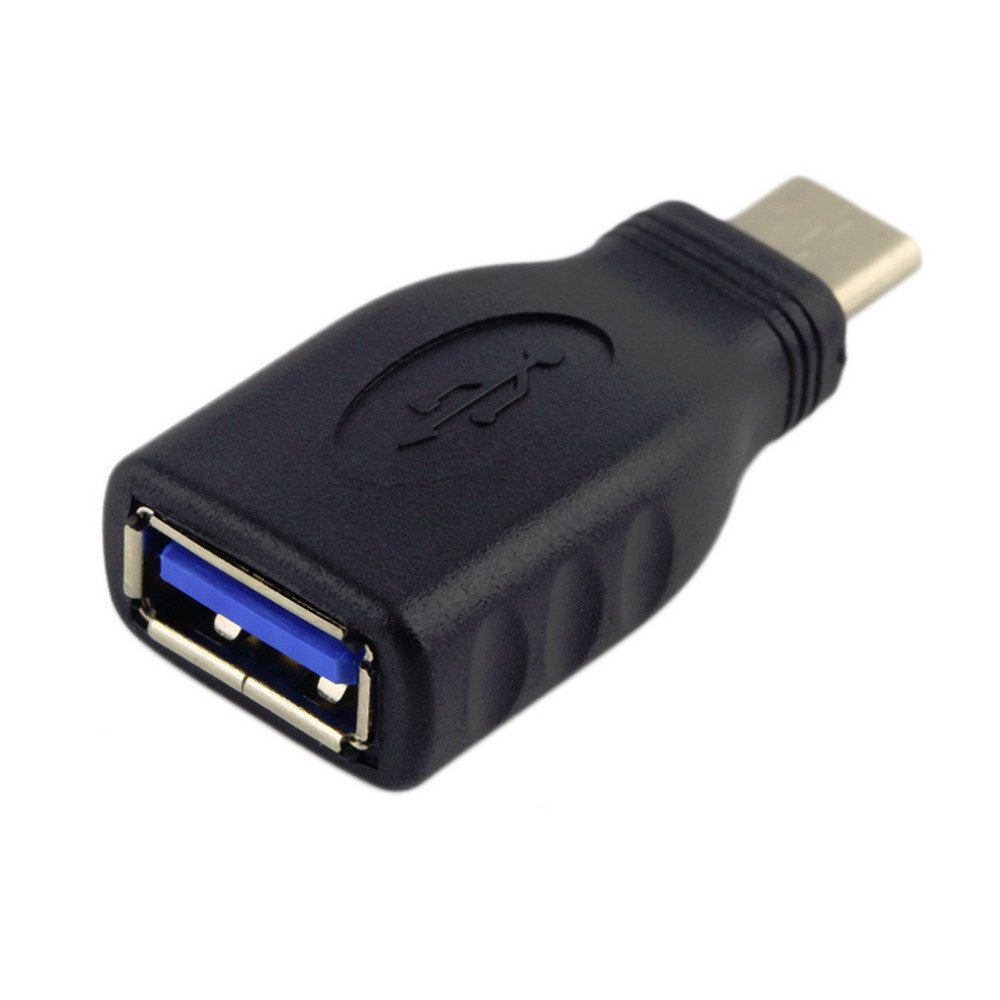 USB-C to USB 3.0 Adapter - USB Type C Male to USB A Female Converter for MacBook, iPad Pro, Galaxy - Compatible with Flash Drives, Keyboards & More - Fast Data Transfer & Charging for Work, Travel & Home Office