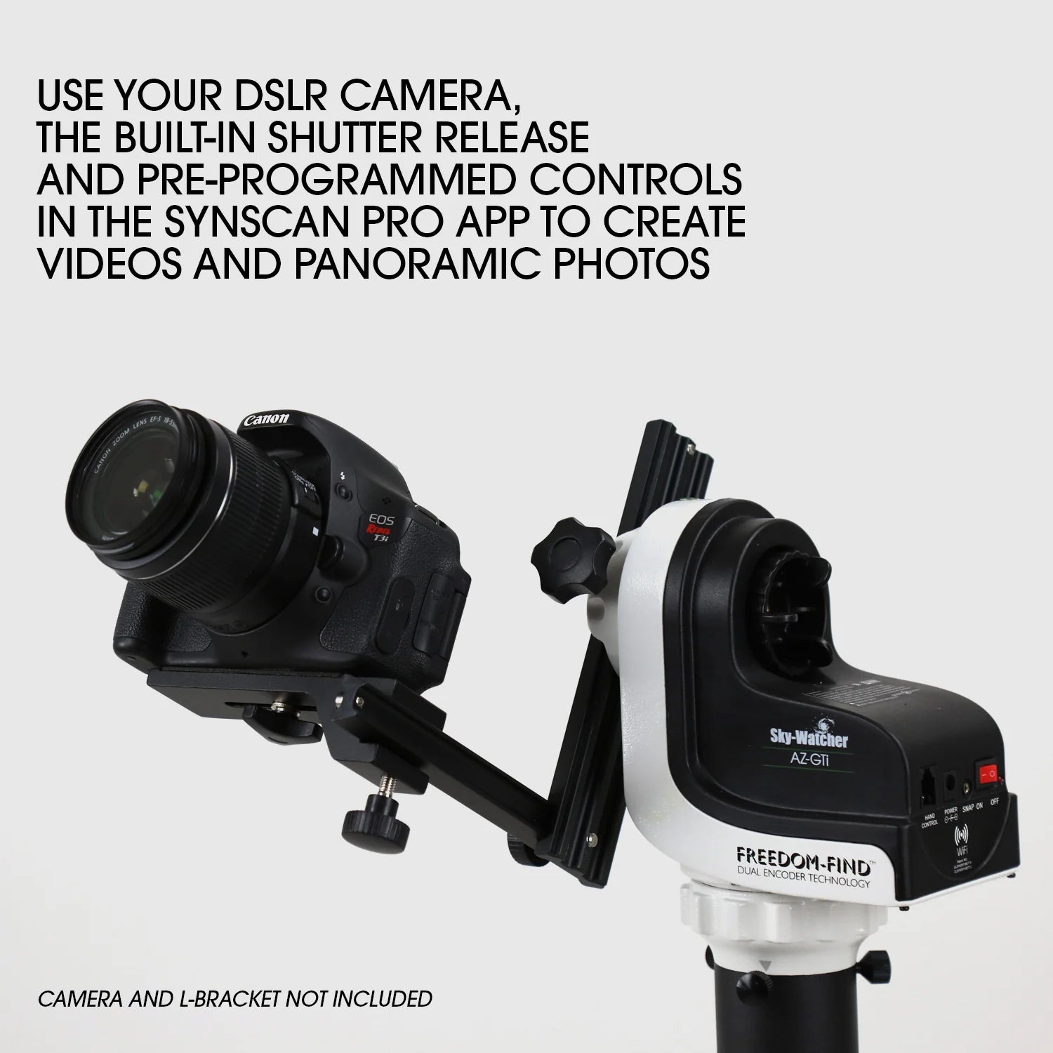 Sky Watcher AZ GTi Smartphone-Controlled Alt-Azimuth Telescope Mount for Stargazing & Astrophotography - Perfect for Backyard Astronomy, Travel & Outdoor Adventures