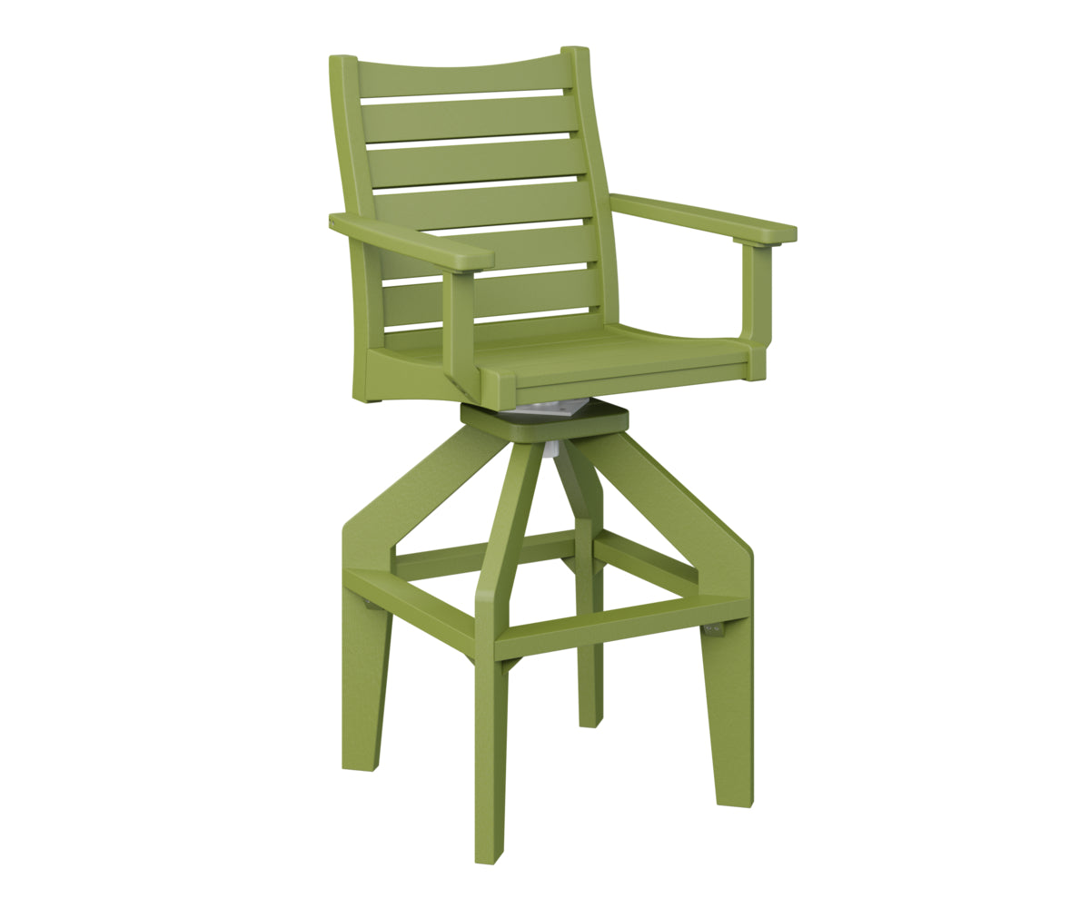 Berlin Gardens Bristol Swivel XT Chair - Heavy Duty Outdoor Patio Dining Chair with 360° Rotation, Weather-Resistant & Comfortable - Perfect for Backyard, Deck, Garden, and Poolside Relaxation