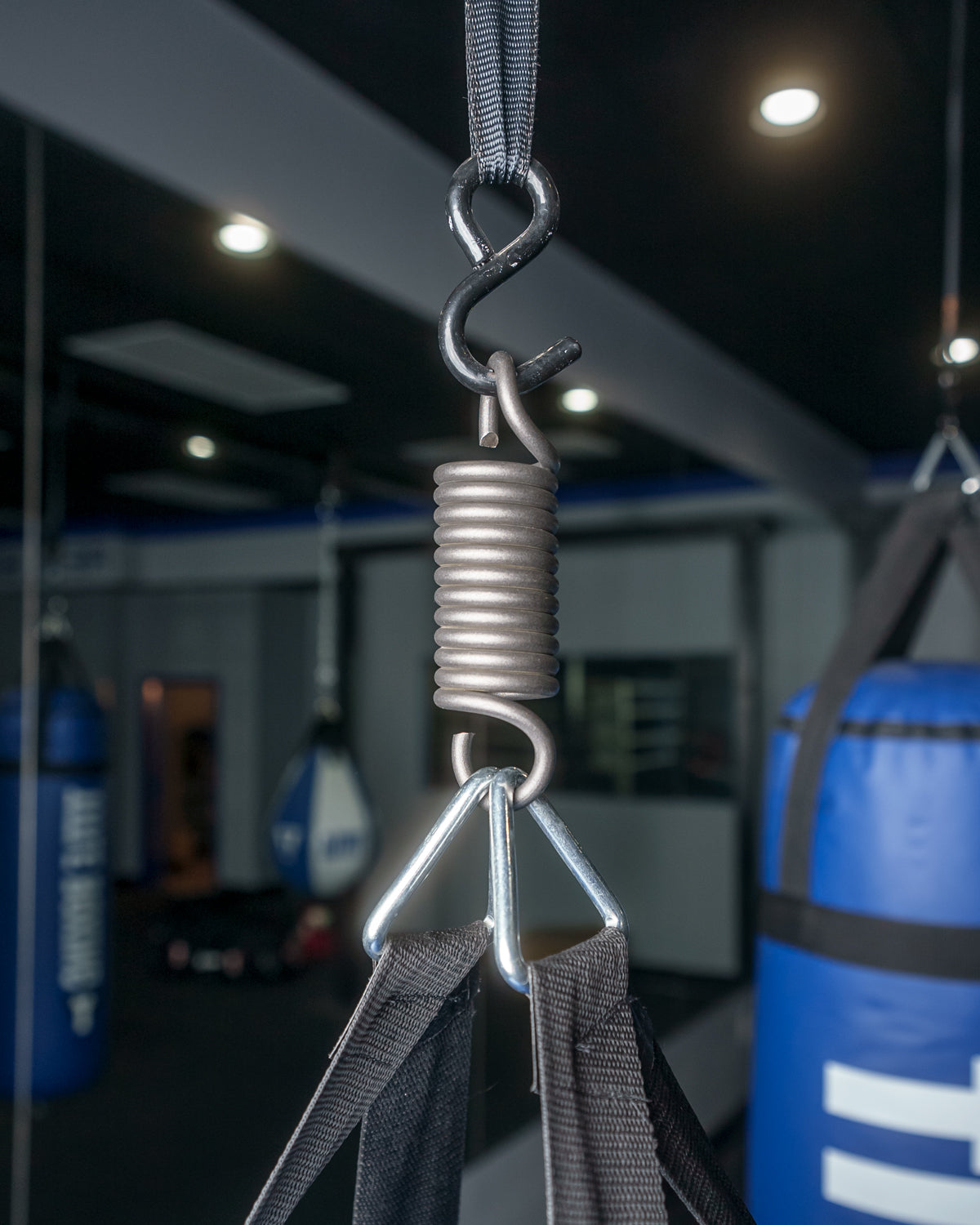 TITLE Boxing Heavy Bag Hanger with Spring - Professional Punching Bag Mounting Kit for Home Gym, Boxing Training & MMA Workouts