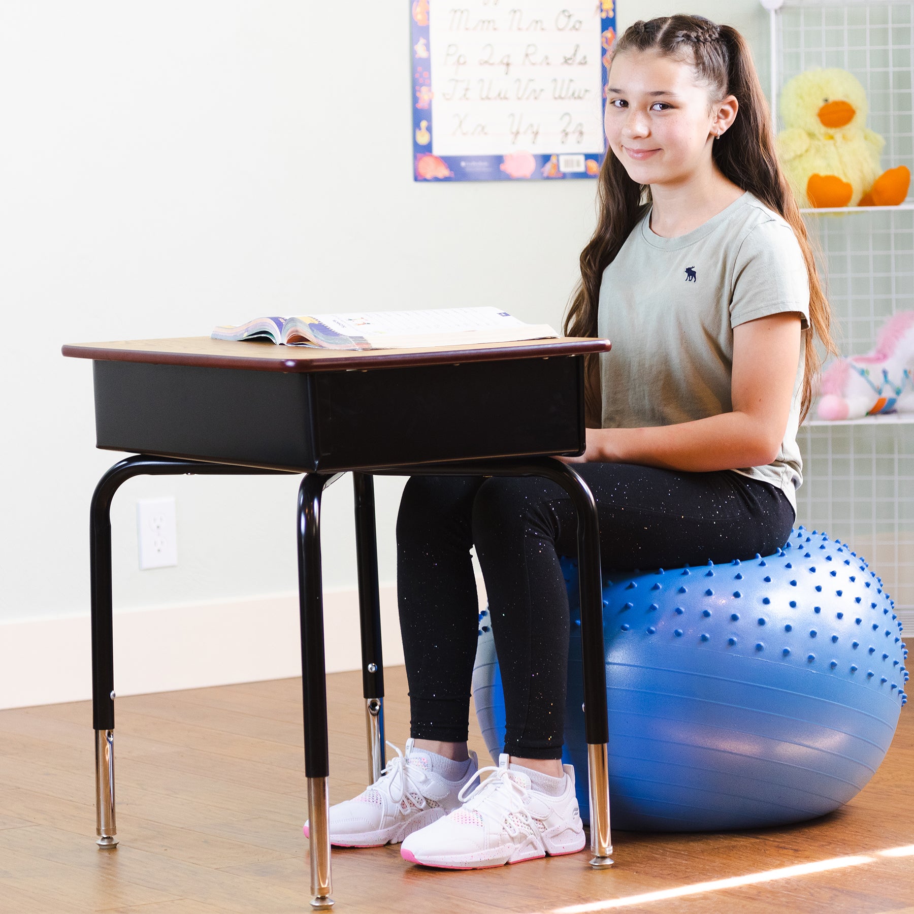 Bouncyband® Inflatable Sensory Roller Ball for Kids - Fun Stress Relief & Active Play - Perfect for Sensory Rooms, Classrooms & Home Playtime