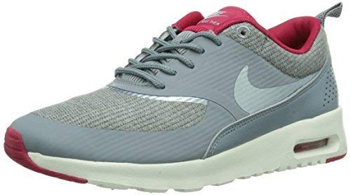 Nike Women's Air Max Thea Running Shoes - Wolf Grey/Red Violet/White/Anthracite - Size 11.5 B (Medium) - Lightweight & Comfortable for Jogging, Gym Workouts & Casual Wear