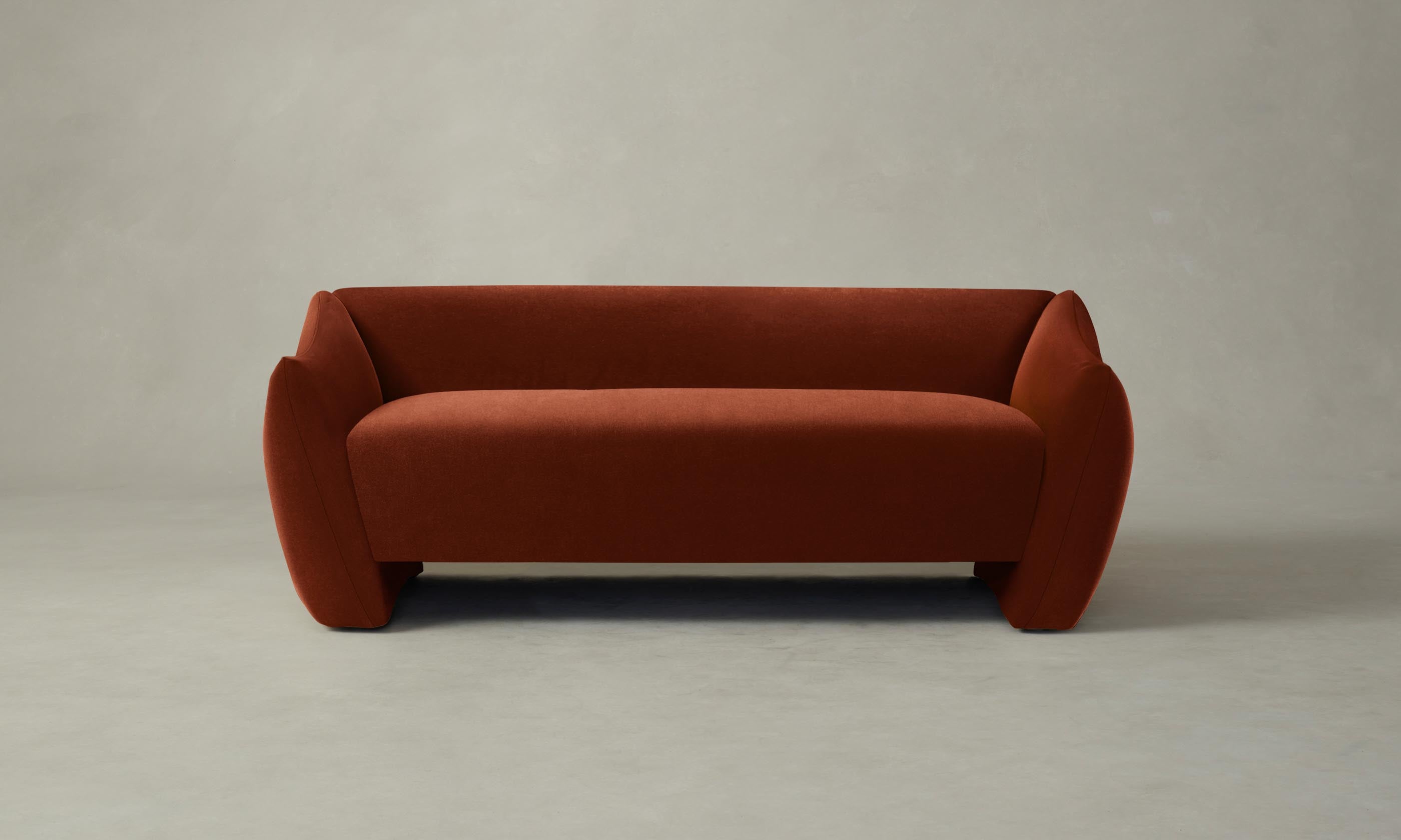 Luxury Mohair Spice Bond Settee - Elegant Sofa for Living Room, Lounge & Office - Perfect for Modern Home Decor & Relaxation