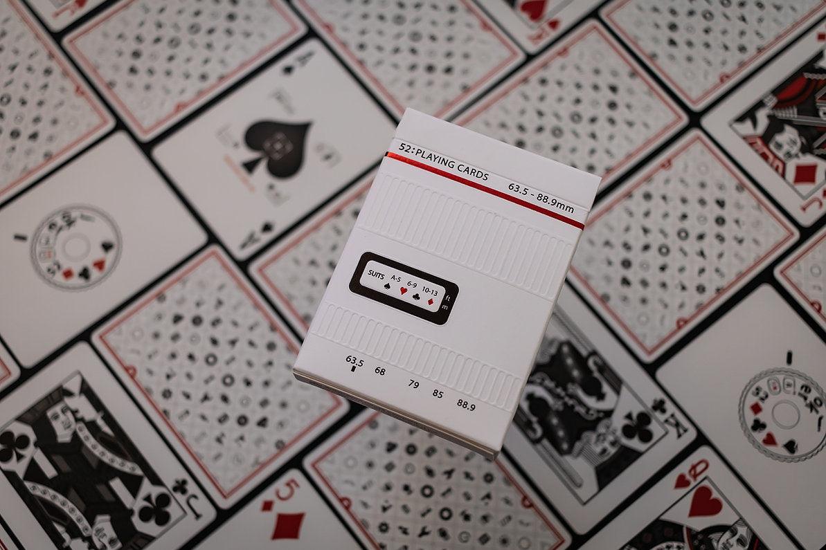 Shooters Playing Cards - Premium Collector's Edition White Deck for Poker, Blackjack & Card Games | Perfect for Game Nights, Magic Tricks & Collectors