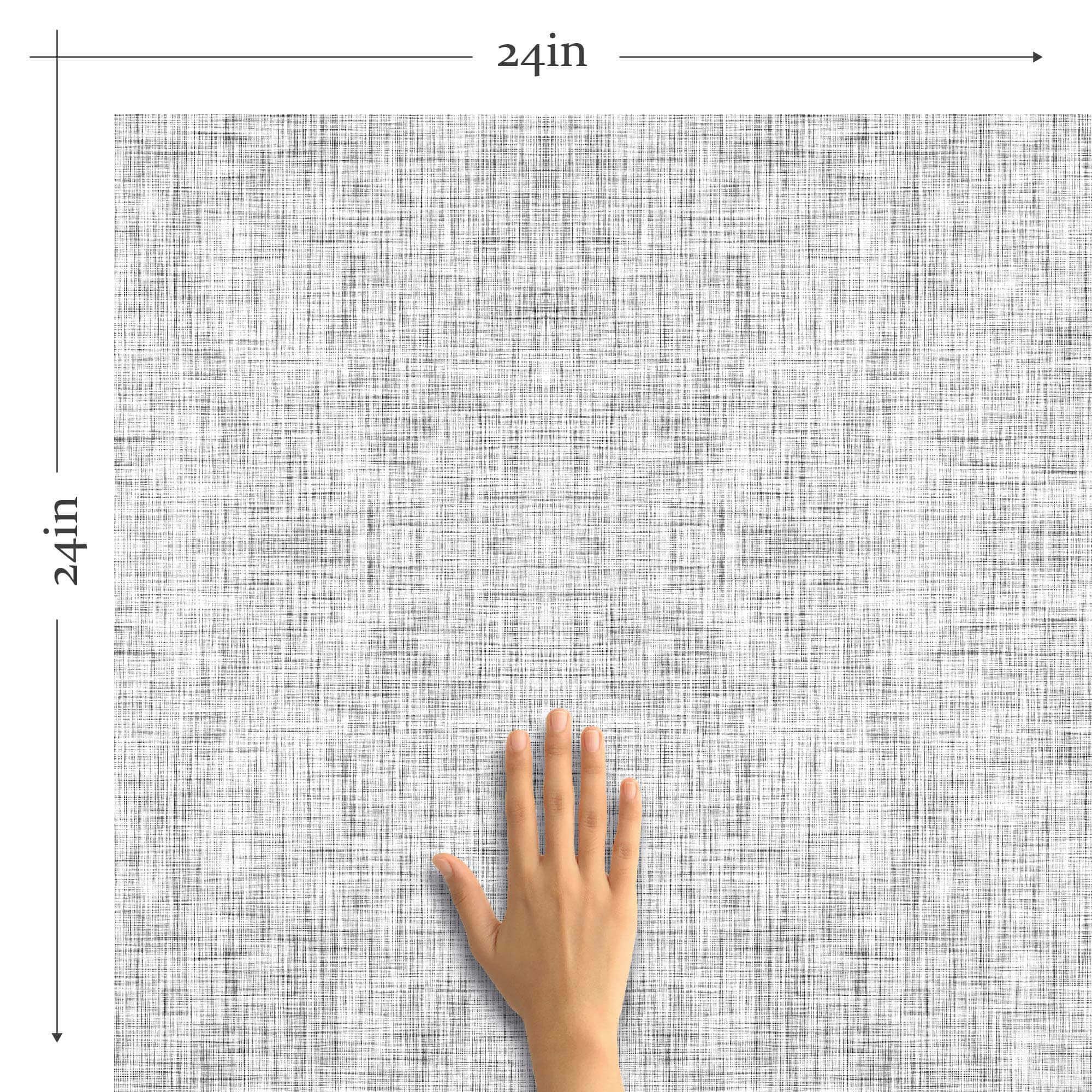 White and Black Peel & Stick Removable Wallpaper - Self-Adhesive Decorative Wall Covering for Bedroom, Living Room, Kitchen, and Office Decor