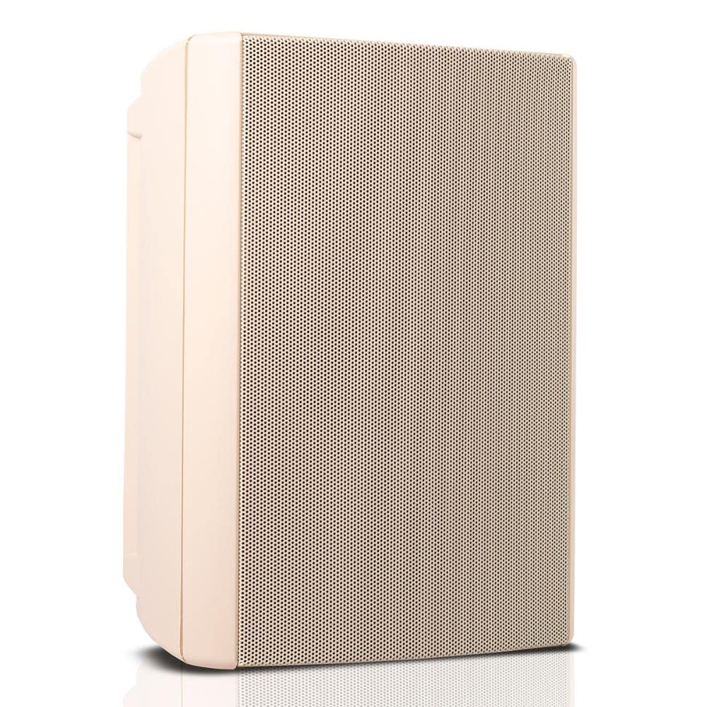 PROFICIENT AW525WHT 5.25 Inch White Weatherproof Indoor Outdoor Speakers - High Quality Sound for Patio, Garden, Poolside & Home Theater Systems