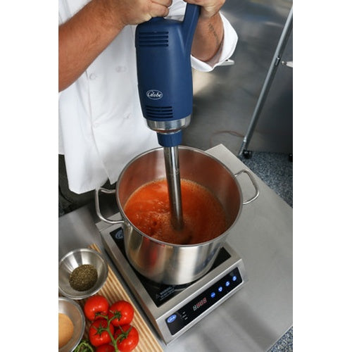 Globe GIB750 22 Heavy Duty Immersion Blender - 750W Powerful Hand Blender with Stainless Steel Blades for Smoothies, Soups, Sauces - Perfect for Kitchen, Restaurant & Commercial Use