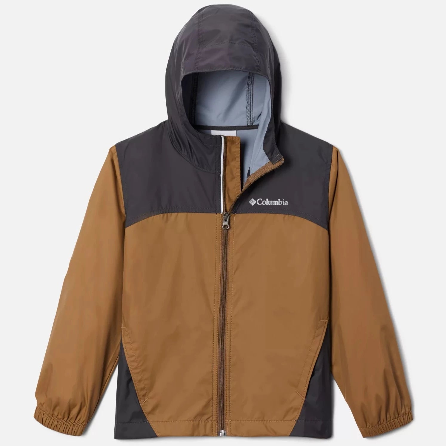 Columbia Men's Delta/Shark Glennaker Waterproof Rain Jacket - Lightweight Windbreaker for Hiking, Camping & Outdoor Activities