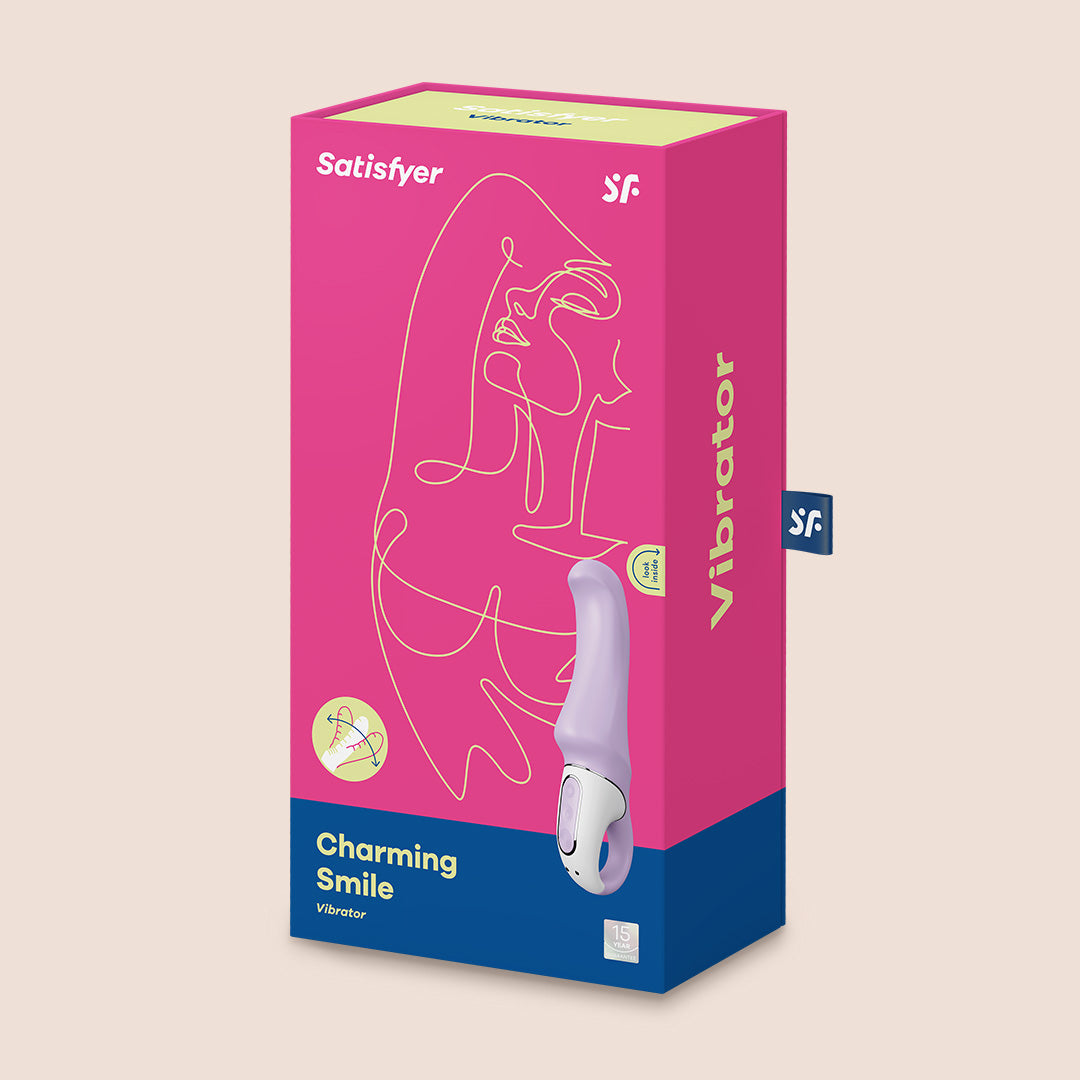 Satisfyer Charming Smile - Compact & Flexible Adult Toy for Couples & Solo Play | Discreet & Powerful Pleasure Device for Women & Men