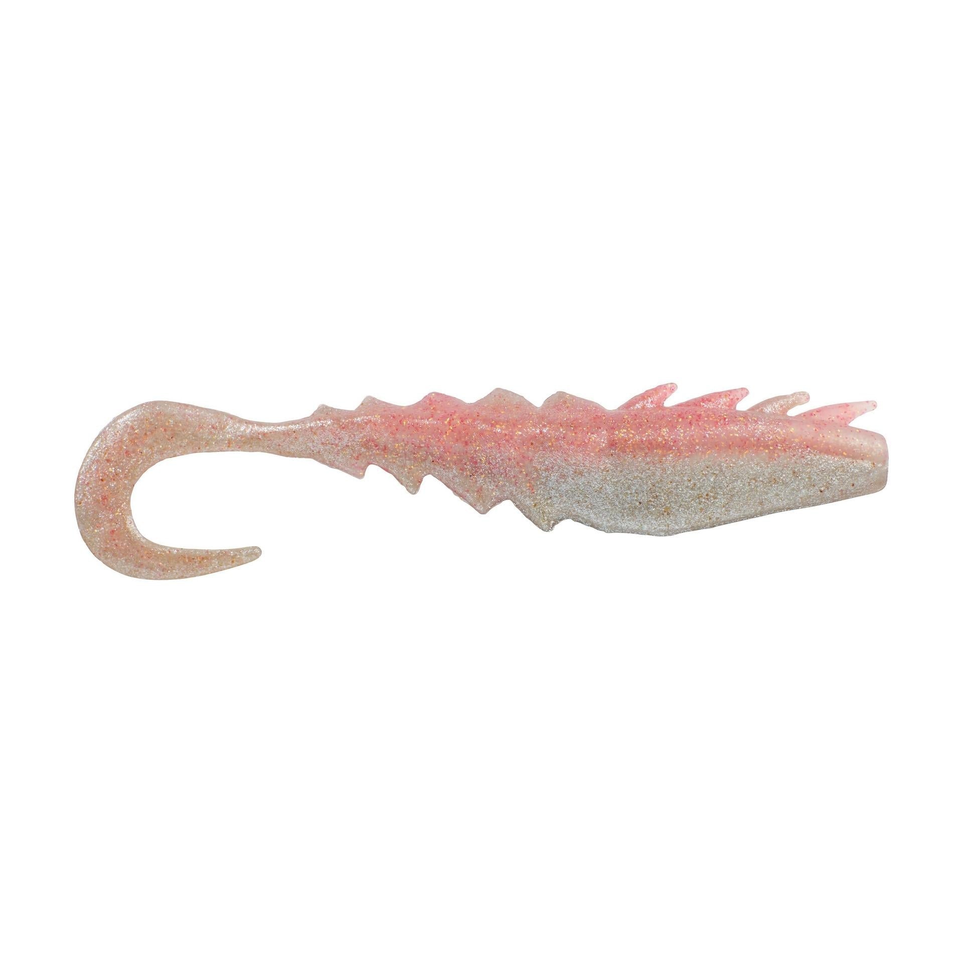 Berkley Gulp! Saltwater Nemesis Prawn Curl Tail Soft Fishing Baits - Perfect for Saltwater Fishing, Surf Casting, and Inshore Angling