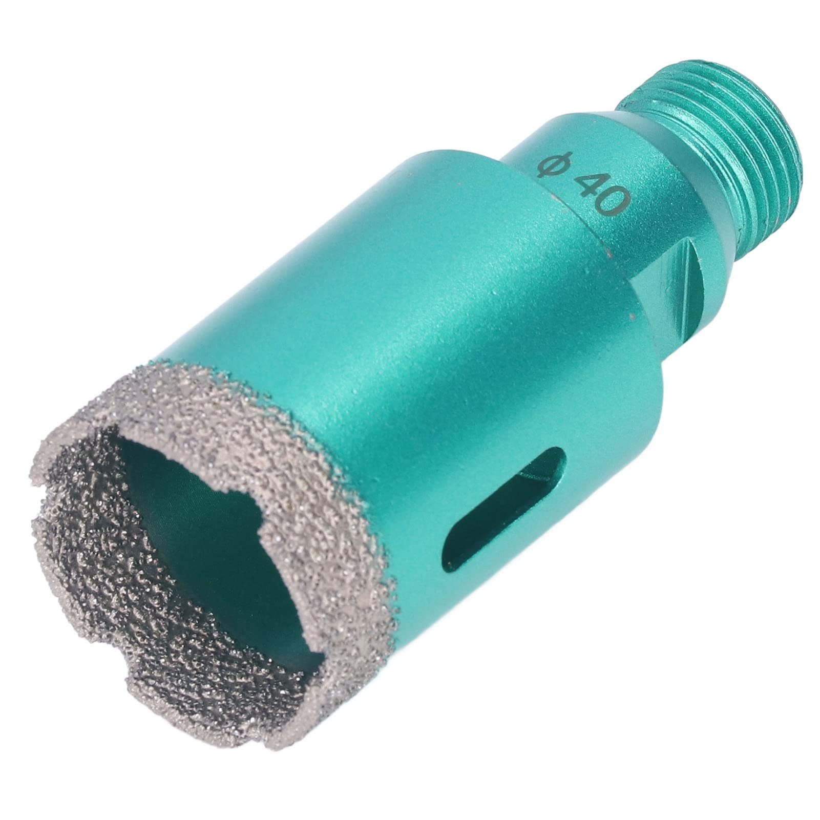 Durable 3 5/9in Drill Bits & Hole Saw Cutter Set - Wear Resistant, High Speed 1/2BSP Angle Grinder Attachment for Concrete Drilling (40mm) - Perfect for Construction, Masonry & DIY Home Improvement Projects