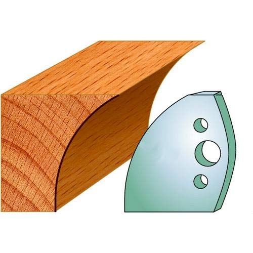 CMT 690.567 Professional Woodworking Shaper Cutters - 1-31/32 Inch Cutting Length, 5/32 Inch Thickness (2-Pack) - Perfect for Cabinet Making & Furniture Edge Profiling