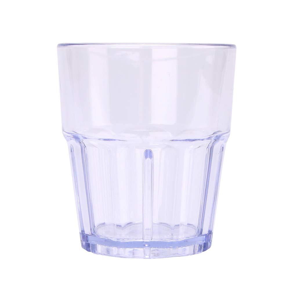 50-Pack Shatter-Resistant 12oz Clear Plastic Tumblers - Stackable Dishwasher-Safe Restaurant-Style Drinking Glasses for Beverages, Parties & Commercial Use