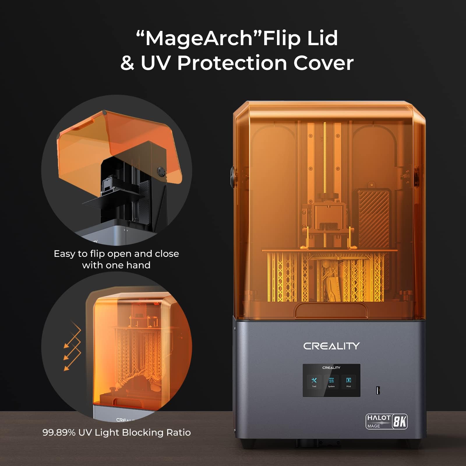Creality Halot-Mage 8K Resin 3D Printer - 10.3