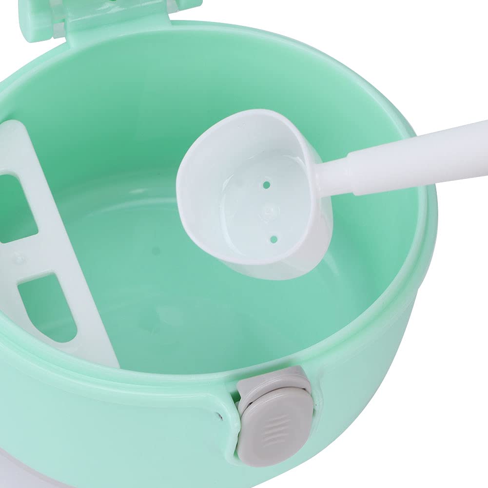 Portable Double Layer Baby Milk Powder Dispenser - Compact Formula Storage Container with Travel Strap for Infants (Green, Small Size) | Perfect for On-the-Go Feeding, Travel & Daycare Use