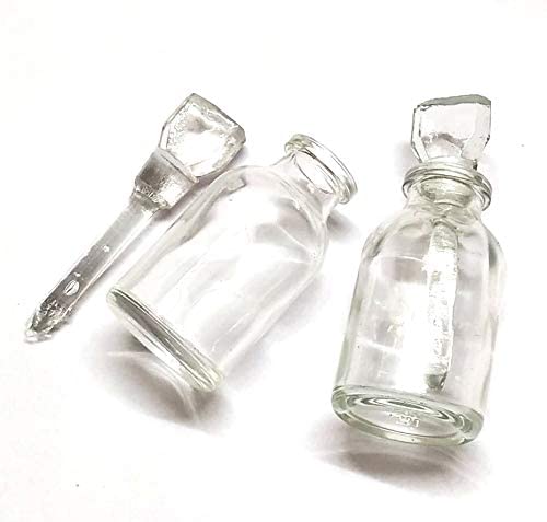 ATAR Gold Testing Kit - Reusable & Refillable Clear Glass Bottles (1-Pack) for Jewelry Making, DIY Projects & Scientific Experiments