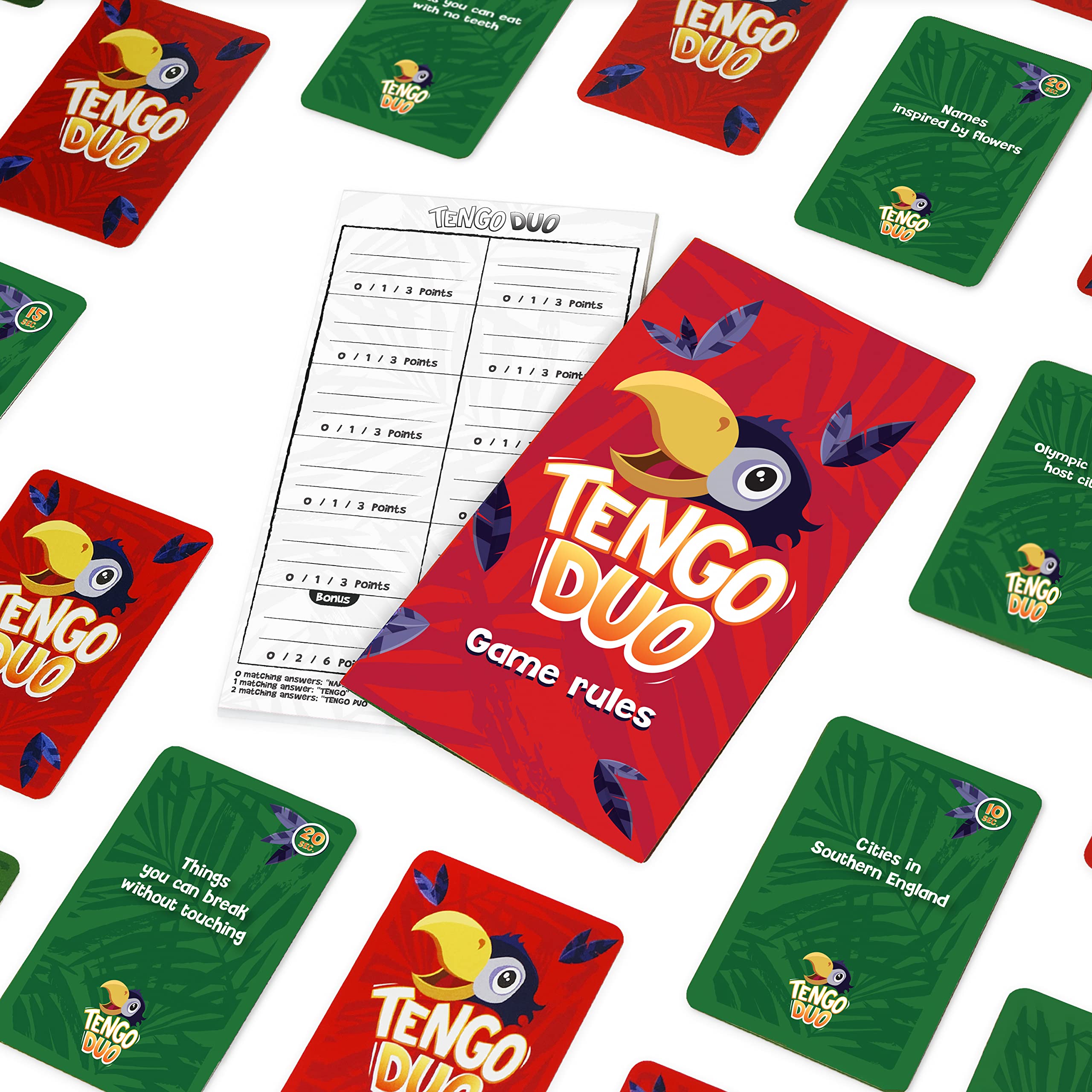 Tengo Duo - Family Matching Party Game for Kids & Adults | 3+ Players | Brain-Teasing Fun for Parties, Game Nights & Family Gatherings