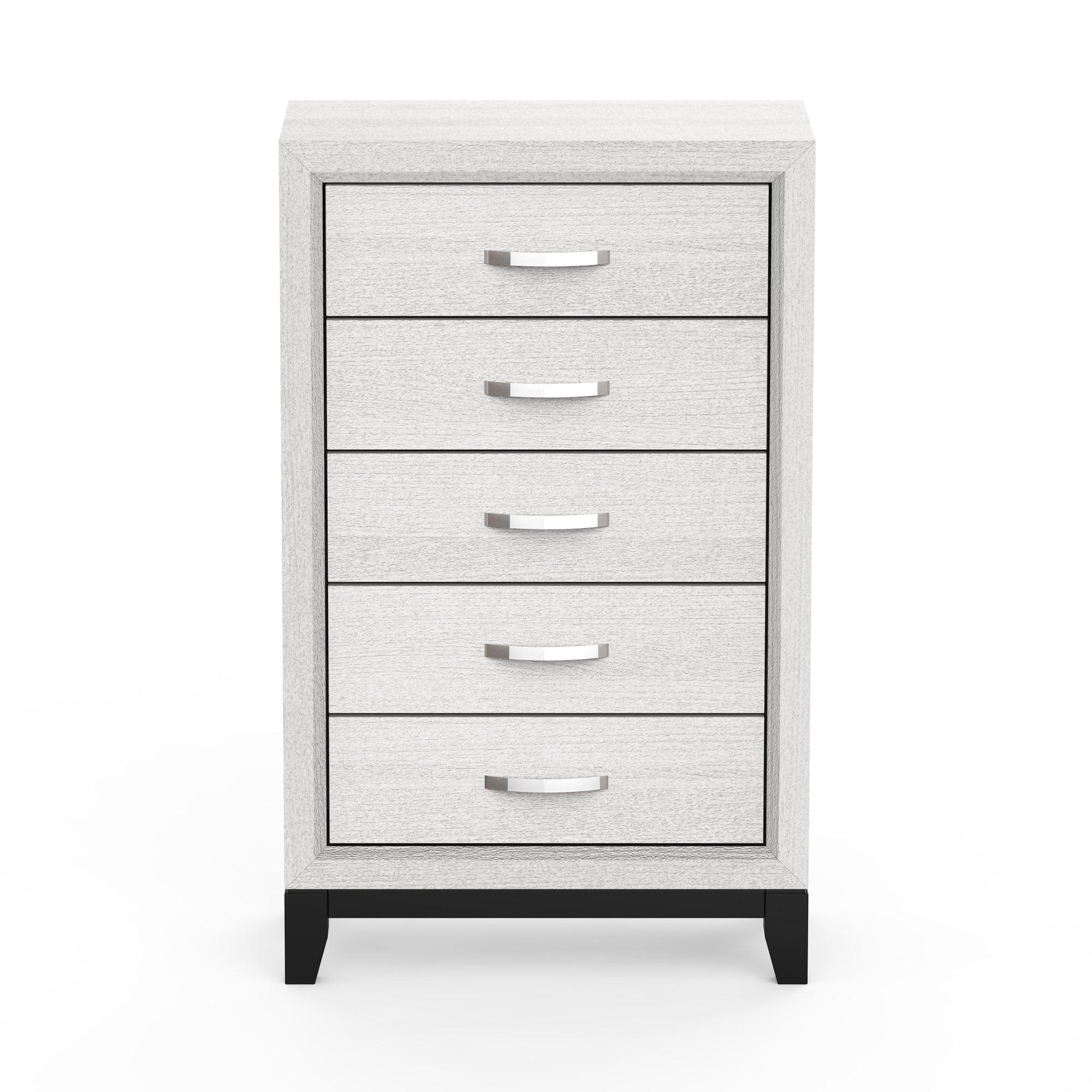 Modern 31-Inch 5-Drawer Chest for Bedroom & Living Room - Stylish Storage Solution for Clothes, Blankets, and Home Organization