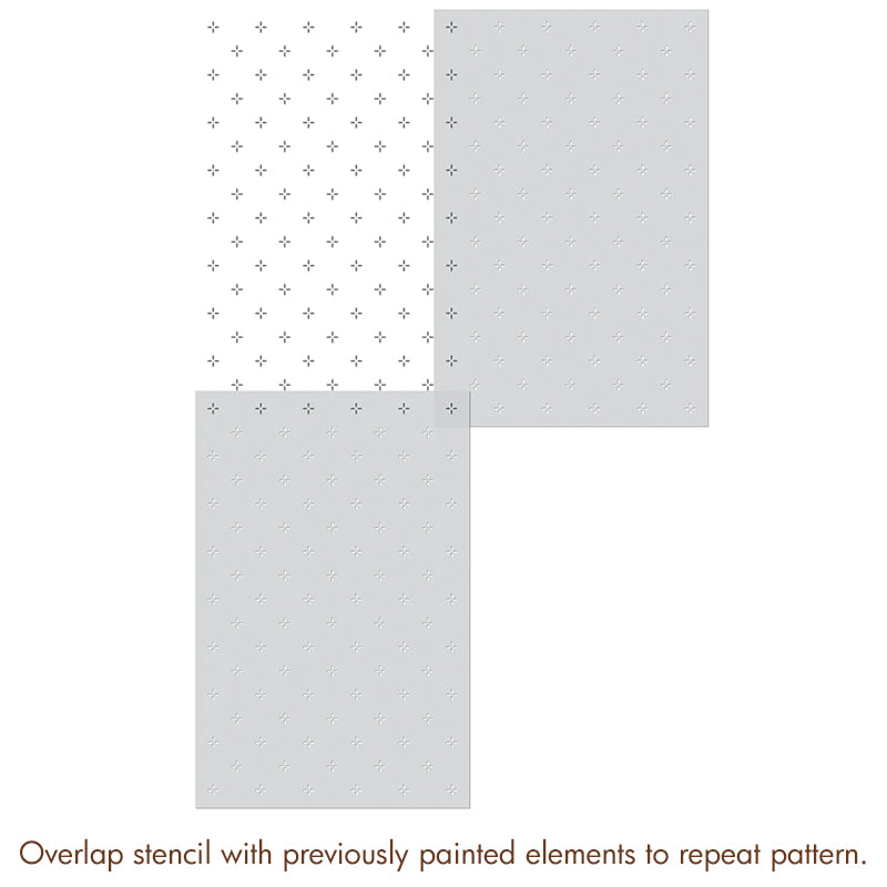 Swedish Flower Field Stencil - Reusable DIY Painting Template for Walls, Fabric & Crafts - Perfect for Home Decor, Scrapbooking & Wedding Invitations
