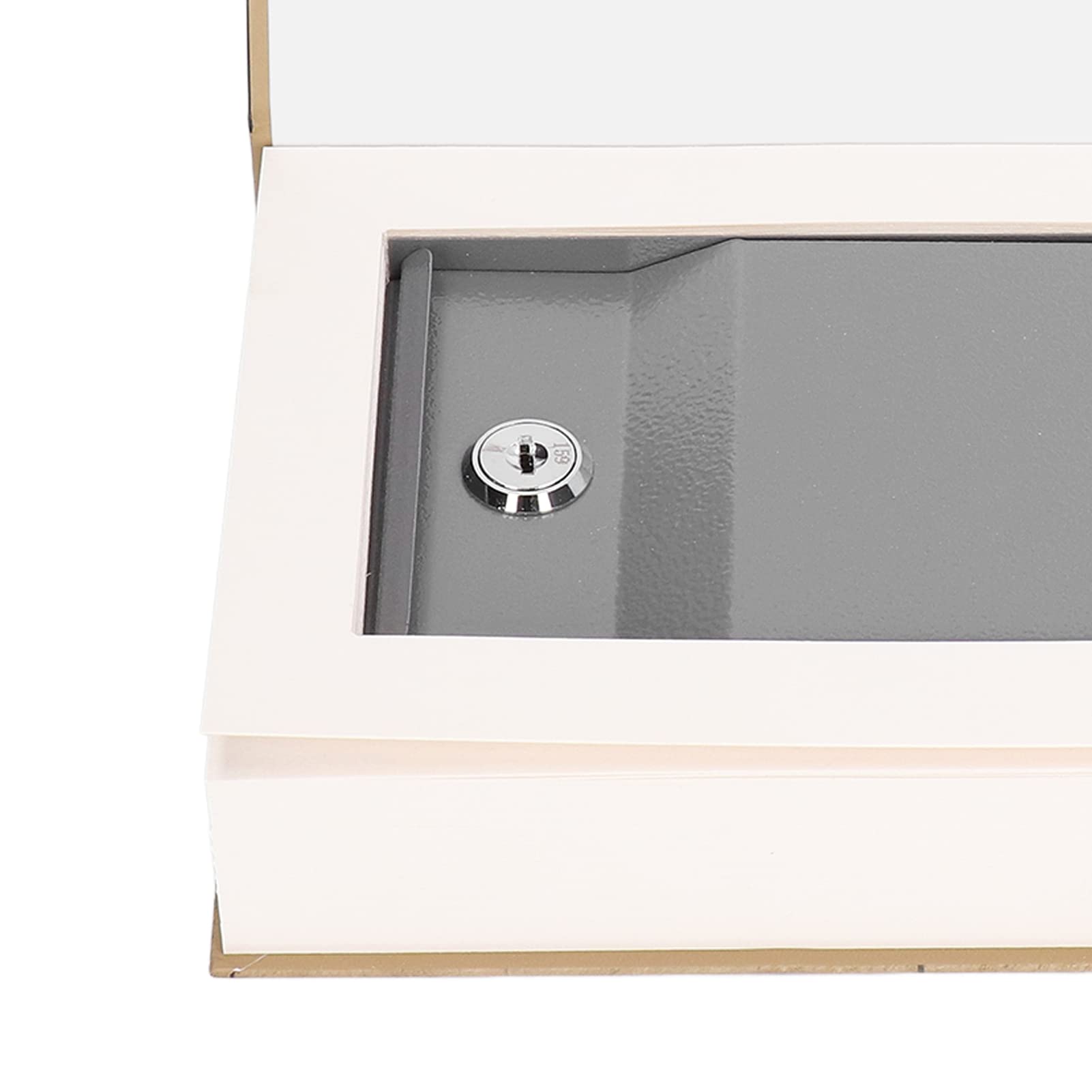 Hidden Lock Box Diversion Book - Secret Storage Safe with Key for Home, Office & Travel - Perfect for Storing Valuables, Cash, and Jewelry Discreetly