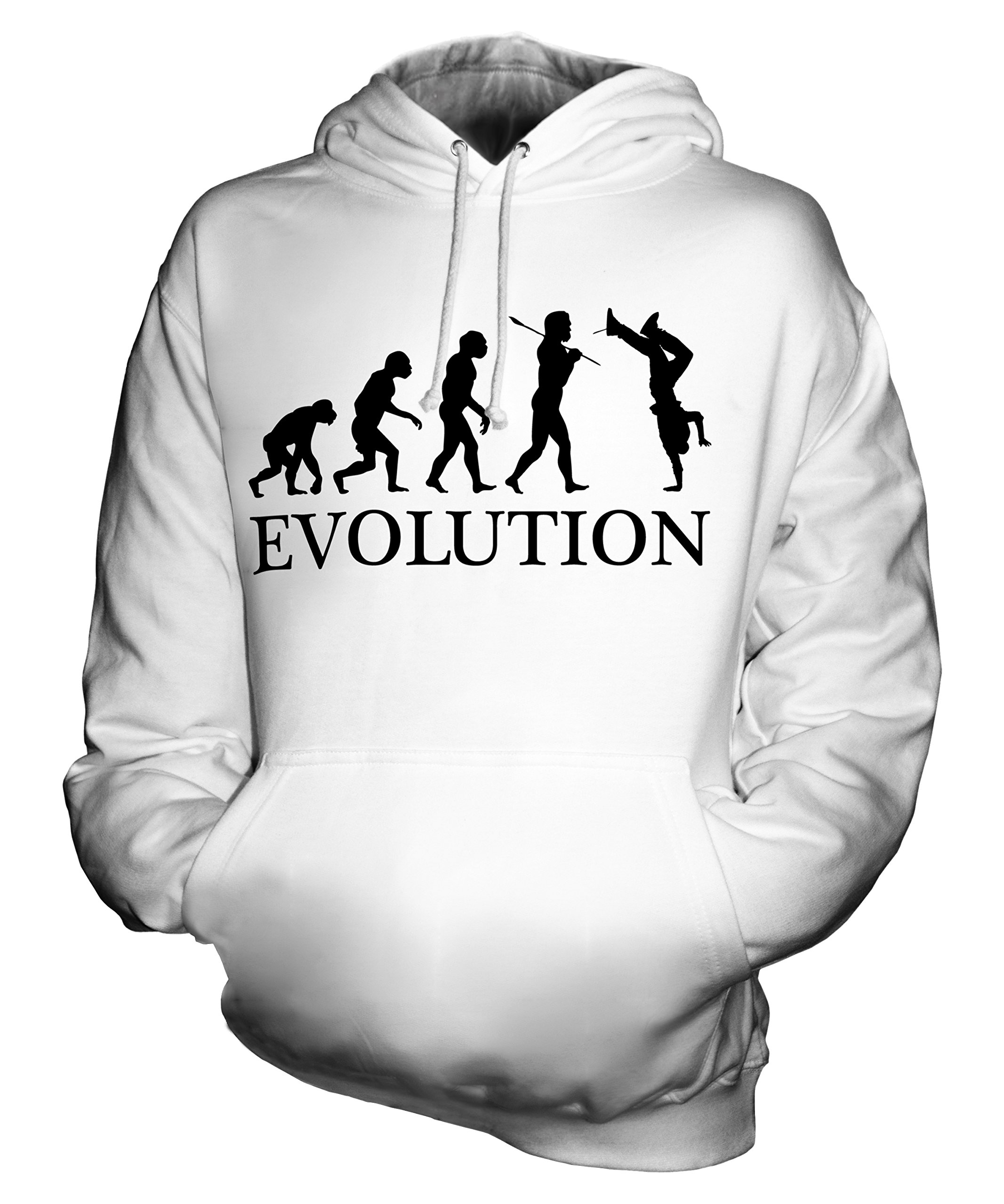 Unisex Break Dance Evolution of Man Hoodie - Men's & Women's Streetwear for Hip Hop Dance & Urban Fashion