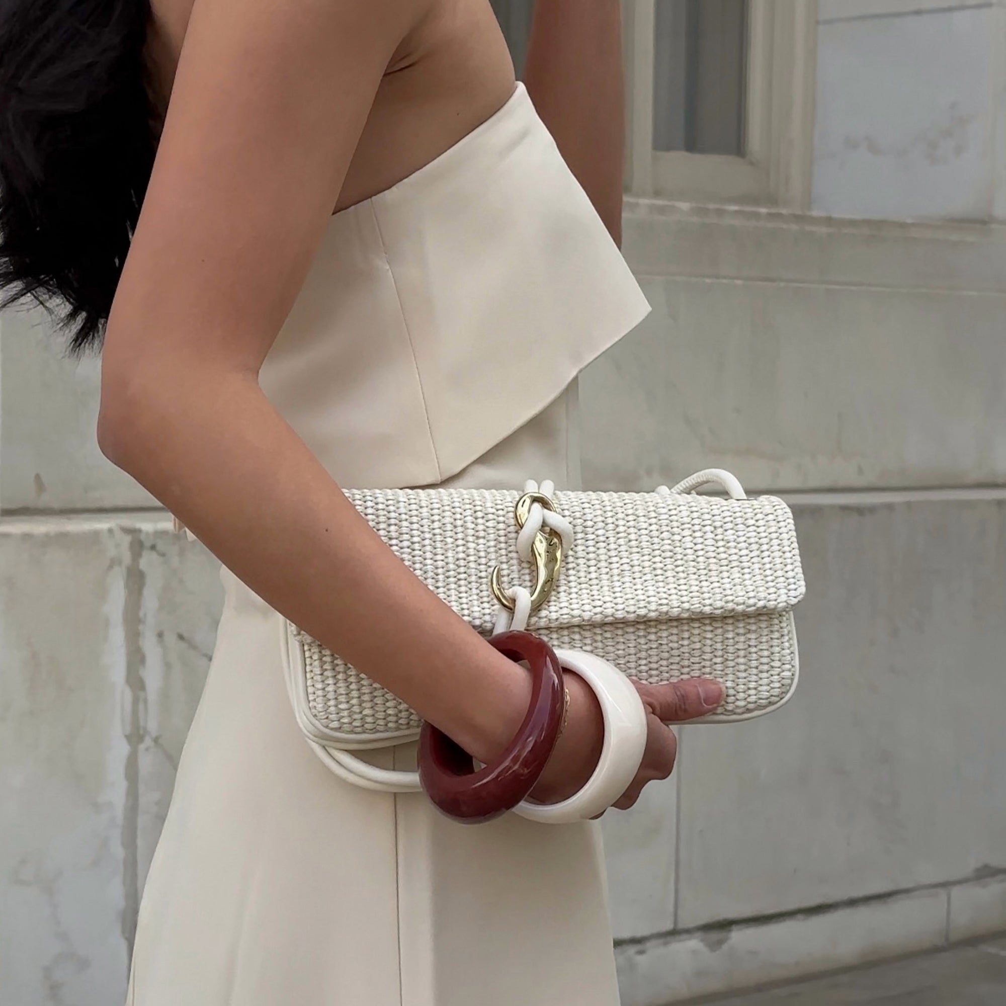 ALICE Shoulder Bag - Natural Raffia Handmade Woven Crossbody Purse for Women | Perfect for Beach, Travel, and Everyday Use