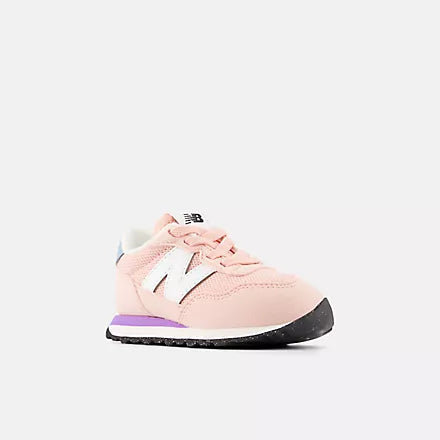 237 Bungee Lace Sneakers for Women - Pink & Violet Crush Stretch Elastic No-Tie Shoes | Comfortable Walking, Running, Gym Workouts & Casual Wear