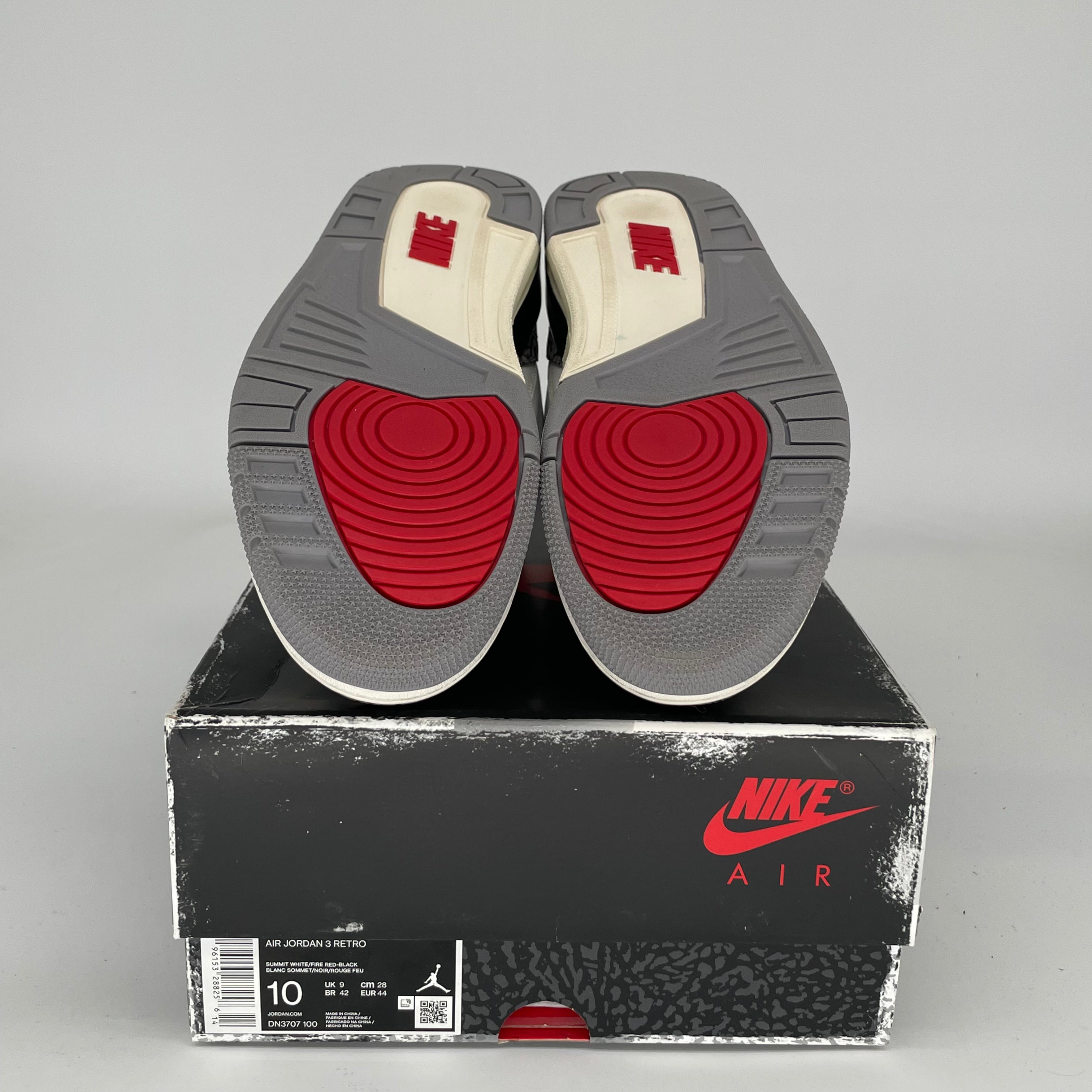 Original Air Jordan 3 White Cement Reimagined - Men's Size 10 (DN3707-100) | Retro Basketball Sneakers for Streetwear & Casual Outfits