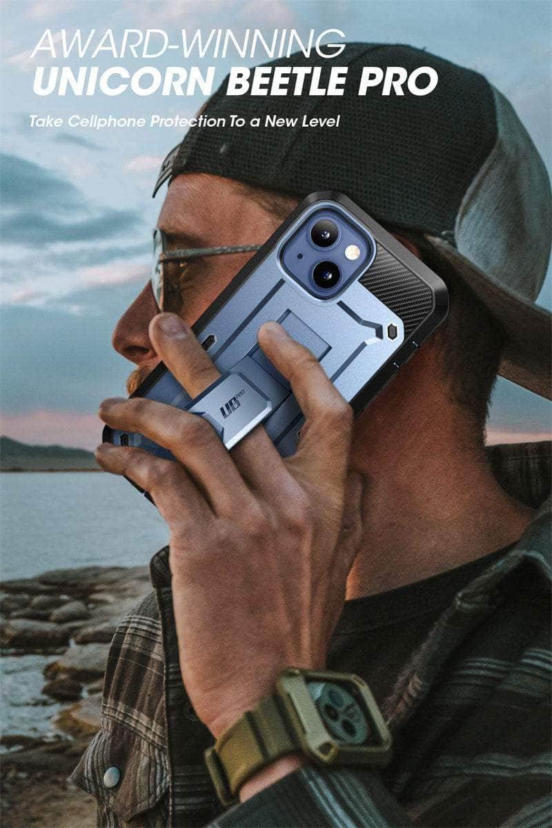 SUPCASE UB Pro Rugged Holster Case for iPhone 14 - Full Body Protection with Kickstand | Perfect for Outdoor, Work & Active Lifestyles