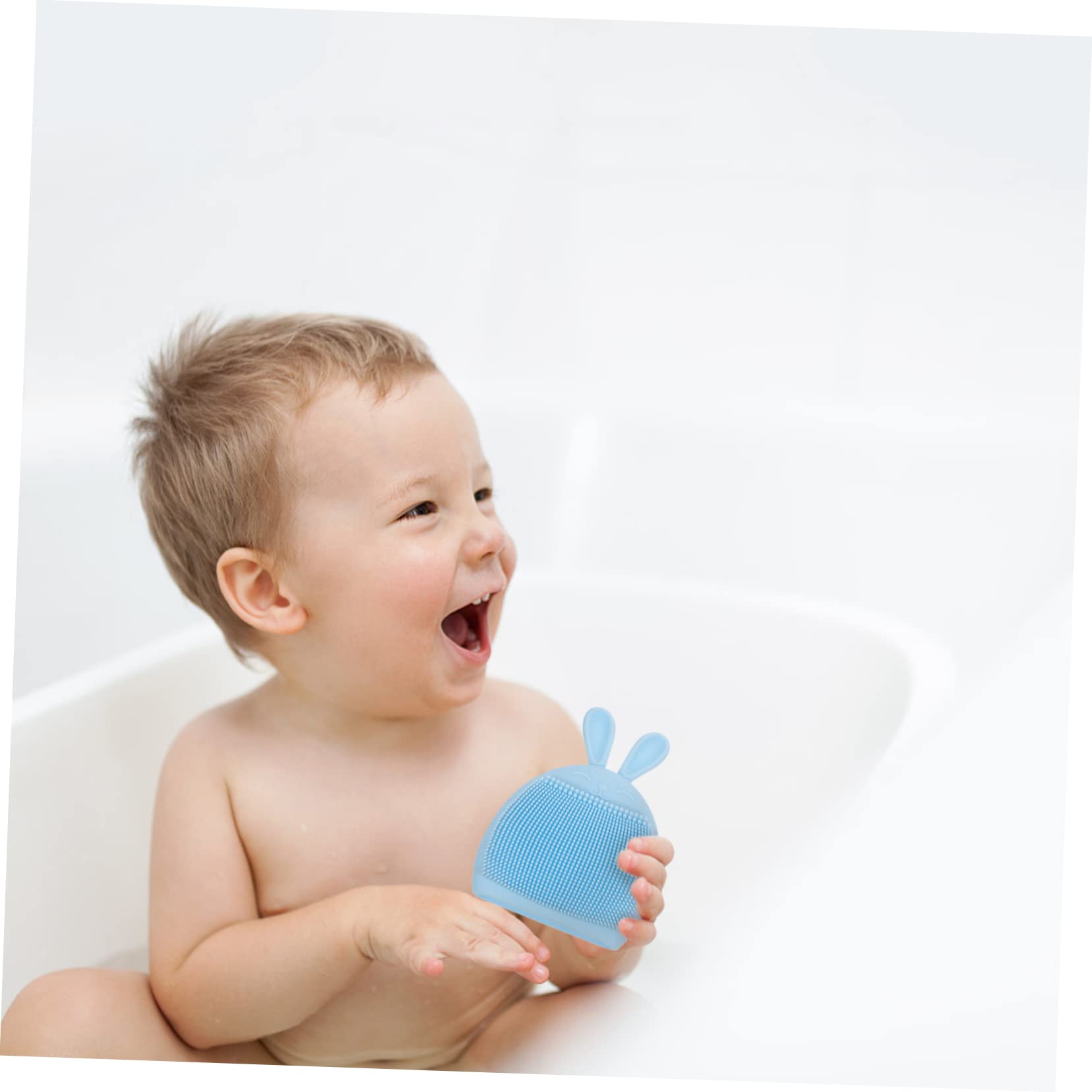 FRCOLOR 9 Pcs Silicone Face & Body Brush for Kids Bath & Shower