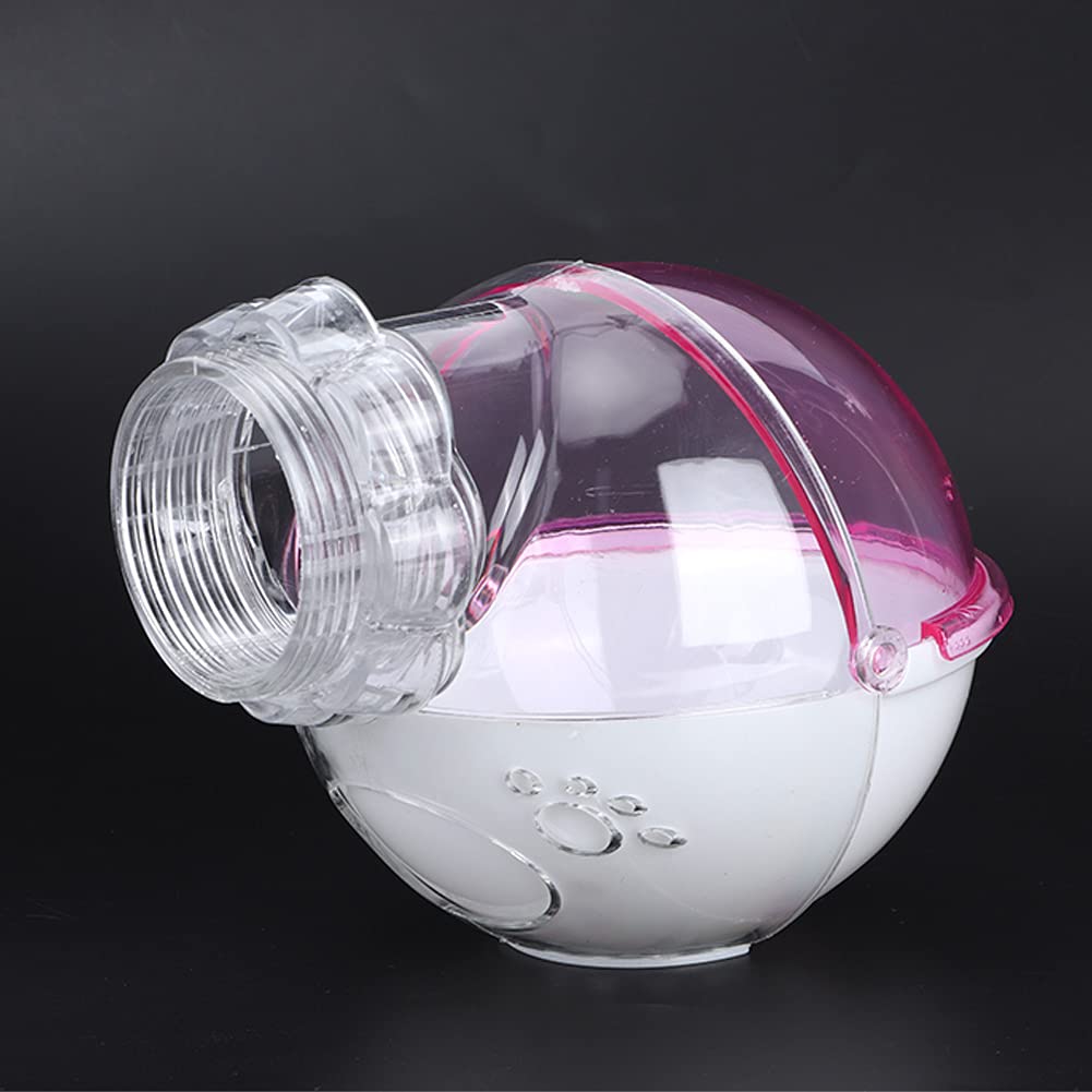 Plastic Hamster Sand Bath Container - Small Pet Sandbox & Sauna Room for Self-Cleaning | Dwarf Hamster Accessories for Cage, Exercise & Grooming | Perfect for Gerbils, Mice & Small Rodents