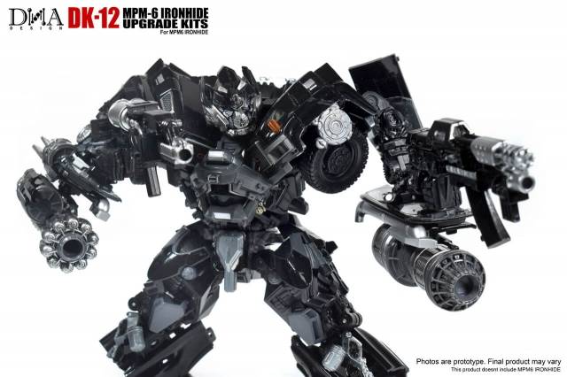 DNA Design DK 12 Upgrade Kit for MPM 6 Ironhide - Transformers Masterpiece Model Accessories - Enhance Your Collectible Figure Display & Customization
