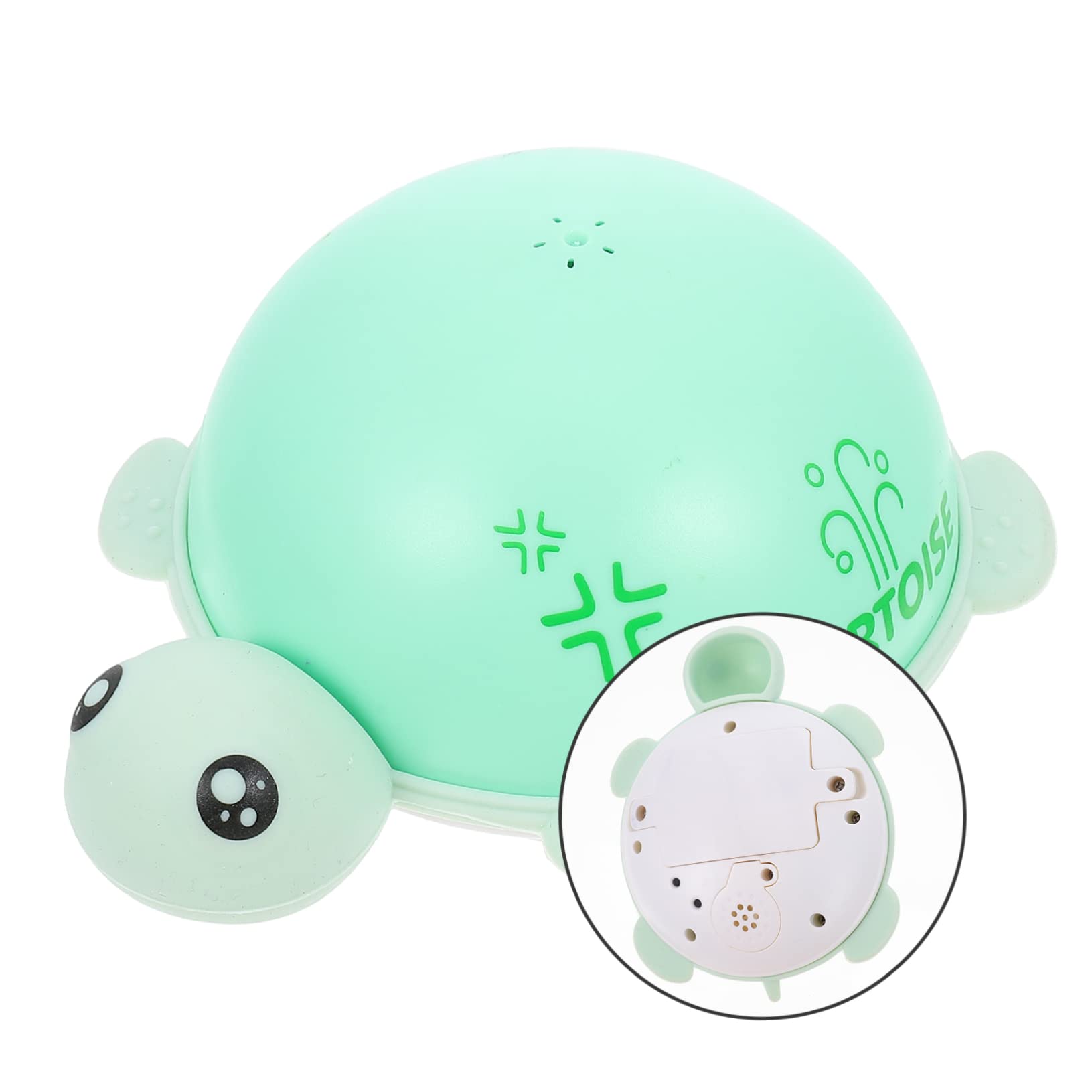 FAVOMOTO 4 Pack Green Water Spray Turtle Bath Toys - Fun Summer Water Spraying Toys for Kids Pool, Beach & Outdoor Play