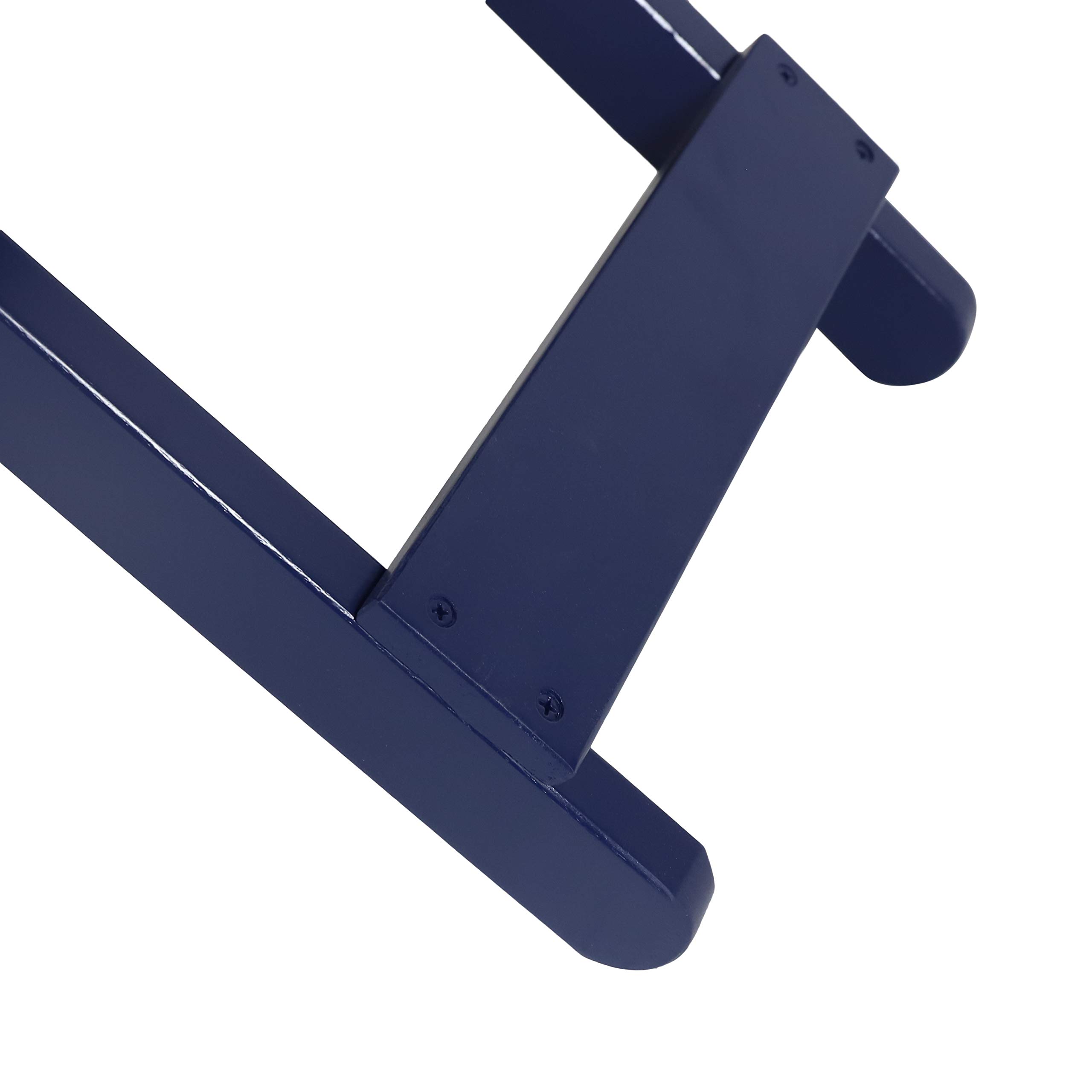 Christopher Knight Home Daphne Outdoor Folding Side Table - Navy Blue Patio Furniture for Poolside, Garden, and Deck Use