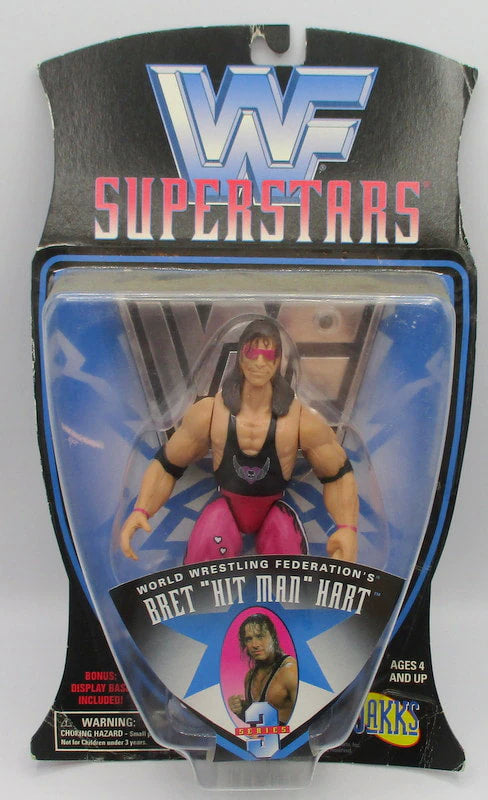 Vintage 1997 WWF Jakks Pacific Superstars Series 3 Bret 