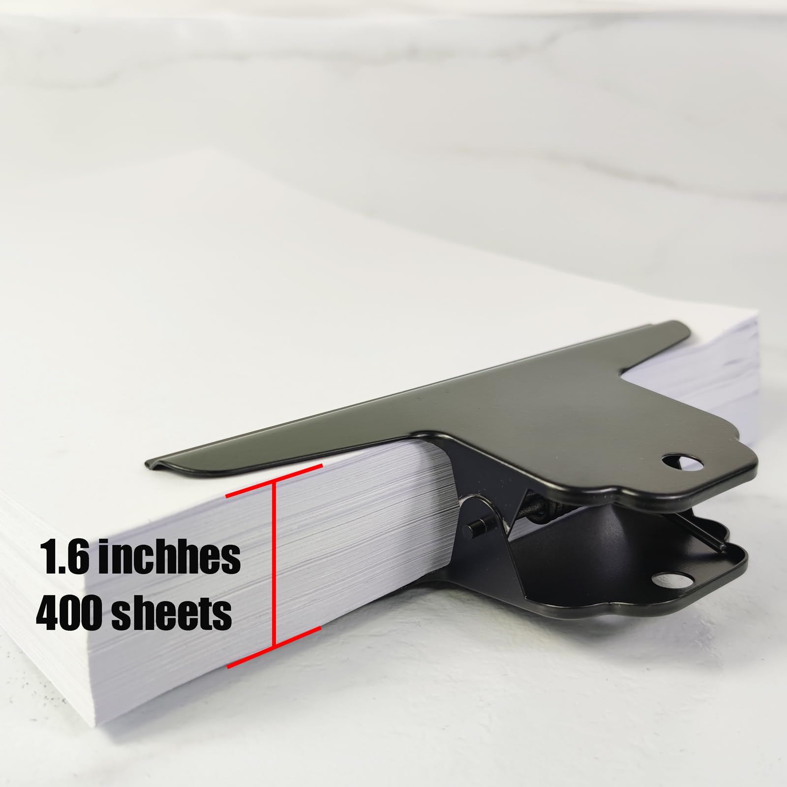 5-Pack Large Metal Bulldog Clips - 6.3 Inch Jumbo Binder Clips for Office, Art, Kitchen & Food Storage | Heavy Duty Clips for Chips Bags, Documents, Crafts & Home Organization
