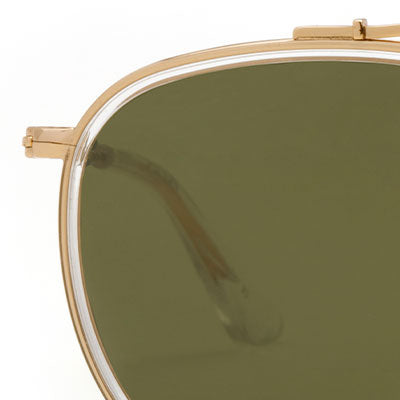 24K Gold Polarized Sunglasses for Men & Women - CHARTRES Crystal Lens for UV Protection - Perfect for Driving, Outdoor Sports & Fashion Accessories