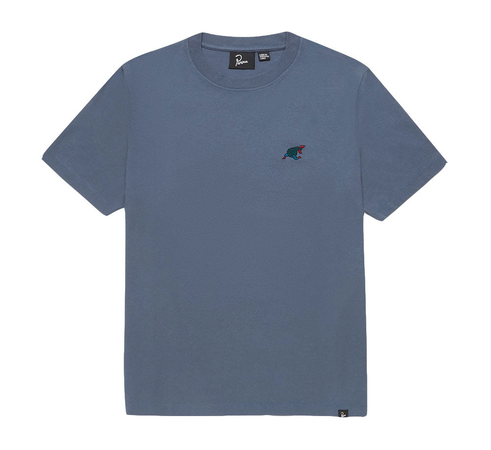 Blue Sitting Pear Graphic T-Shirt - Funny & Unique Casual Tee for Men & Women - Perfect for Relaxing at Home, Parties & Gifts