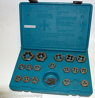 Four Star 20-Piece Thread Die Repair Kit (S2089) - High-Quality Thread Repair Tool for Automotive, Plumbing & DIY Projects