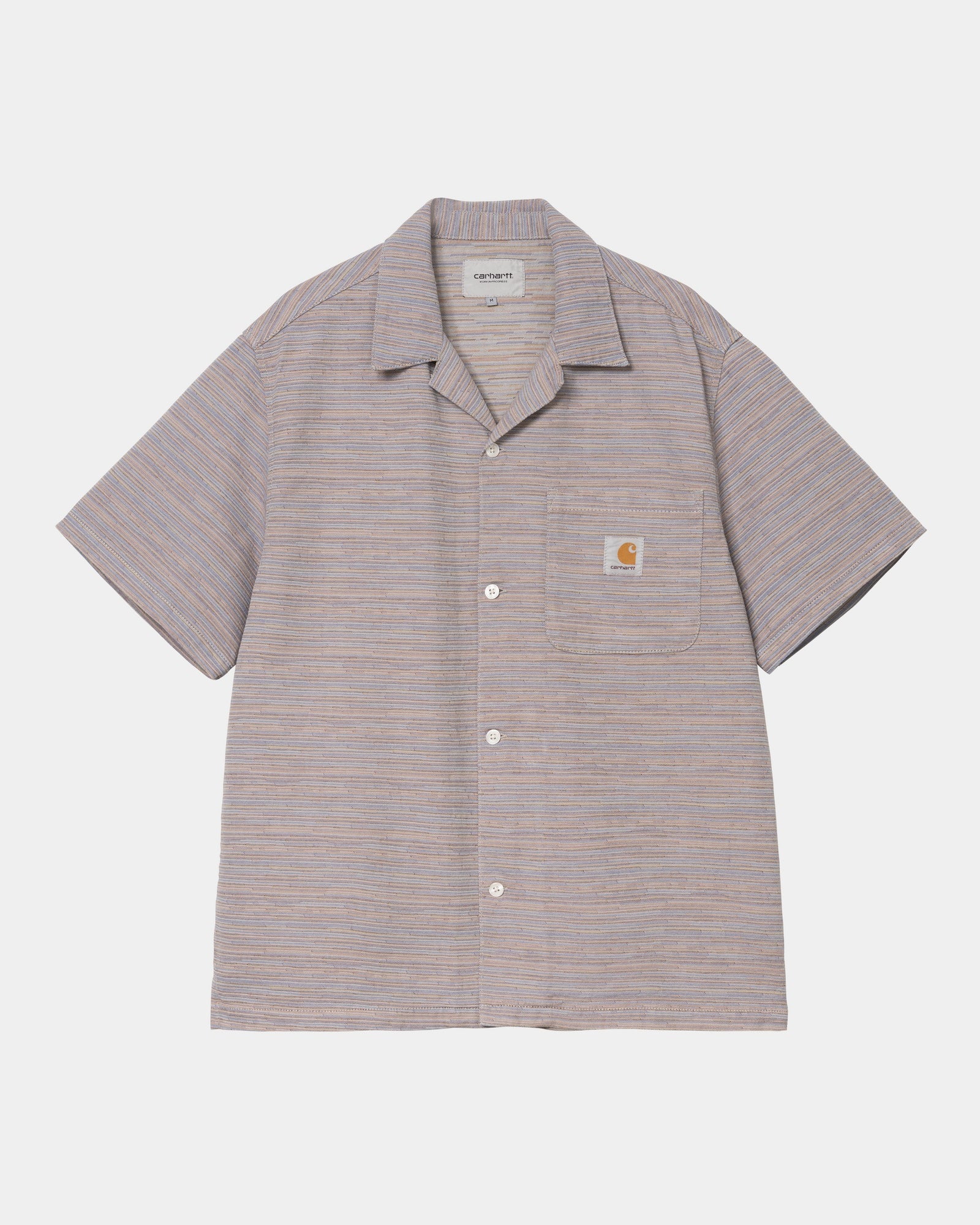 Short Sleeve Gellar Stripe Shirt for Men - Multicolor Casual Button Down Shirt | Perfect for Summer, Office Wear & Casual Outings