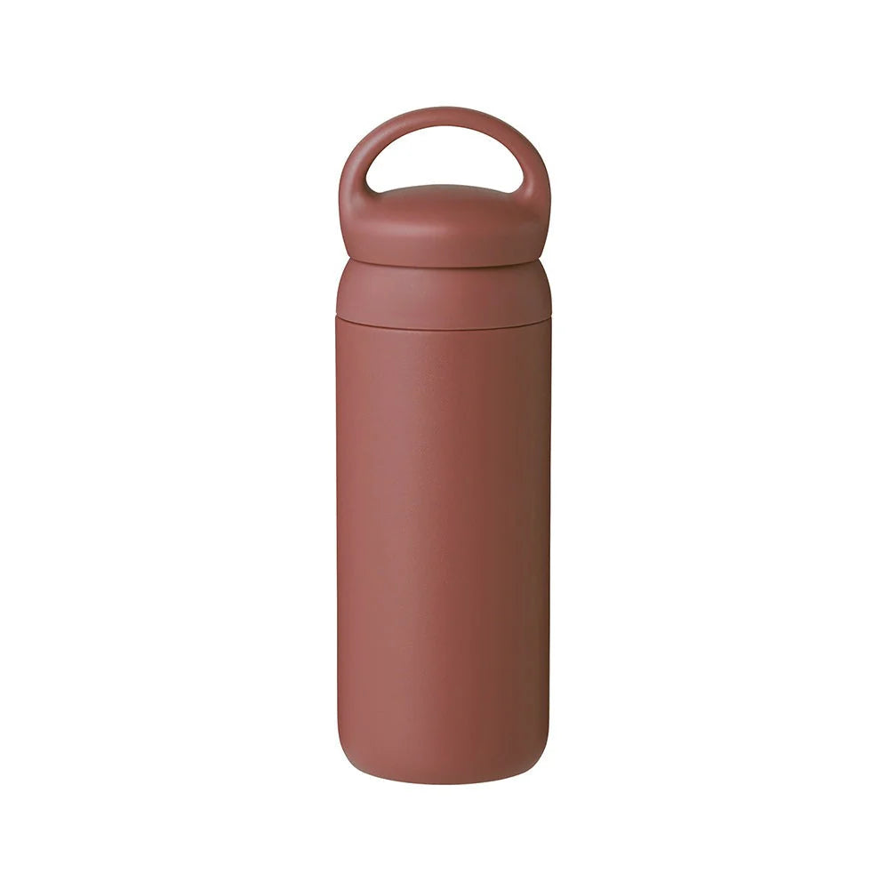 Kinto Day Off Tumbler 500ml Vacuum Insulated Stainless Steel Travel Mug - Keep Drinks Hot/Cold for Hours - Perfect for Coffee, Tea & Water - Ideal for Office, Commuting & Outdoor Activities (Pink)