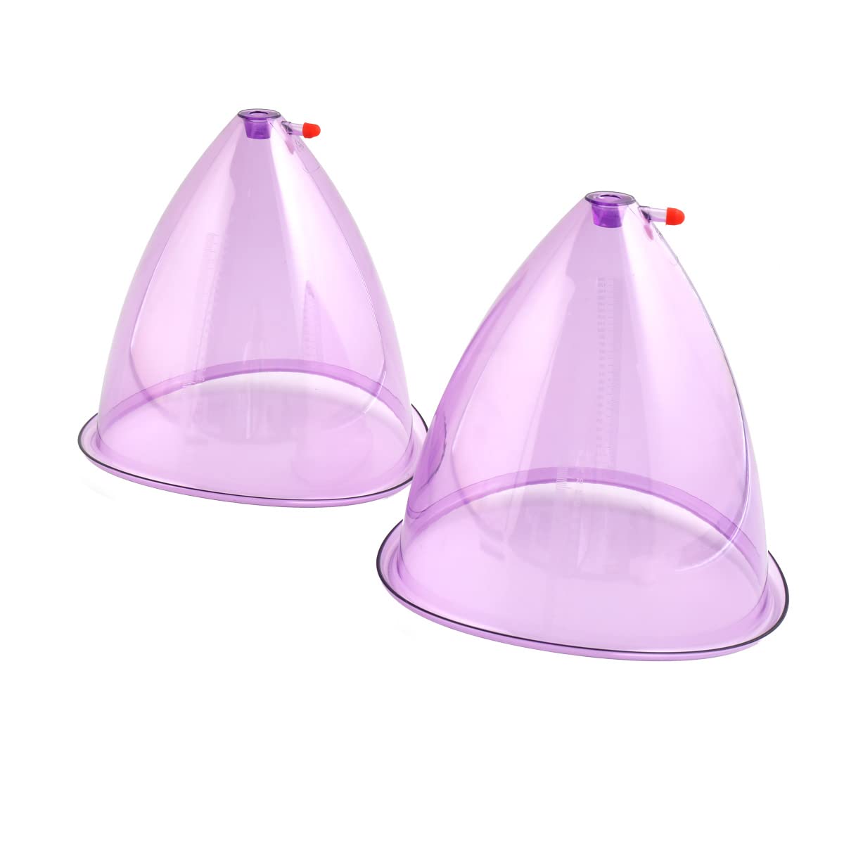 YILIKISS 180ml Suction Cup Large Vacuum Therapy Set for Buttock Lifting & Body Massage - Purple Cupping Cups for Cellulite Reduction & Muscle Relaxation - Perfect for Home Spa, Post-Workout Recovery & Pain Relief (1 Pair)