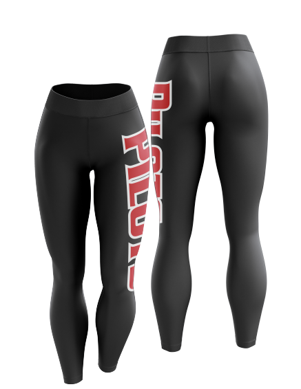 Pinecrest Pilots Women's High-Waist Yoga Leggings & Capri Pants - Soft Stretchy Workout Tights for Running, Gym, and Lounge Wear