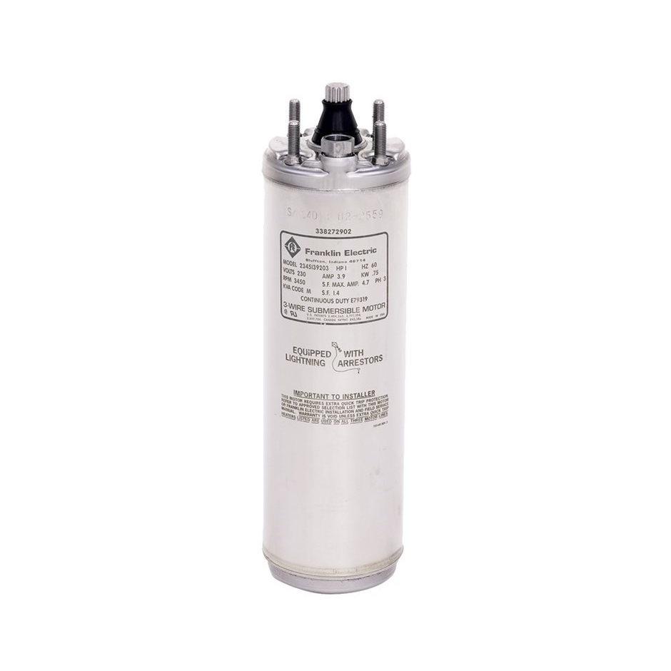 Franklin Electric 2243028602G 4C1F 3HP 230V 60Hz W Submersible Motor for Deep Well Pumps, Irrigation Systems & Water Supply