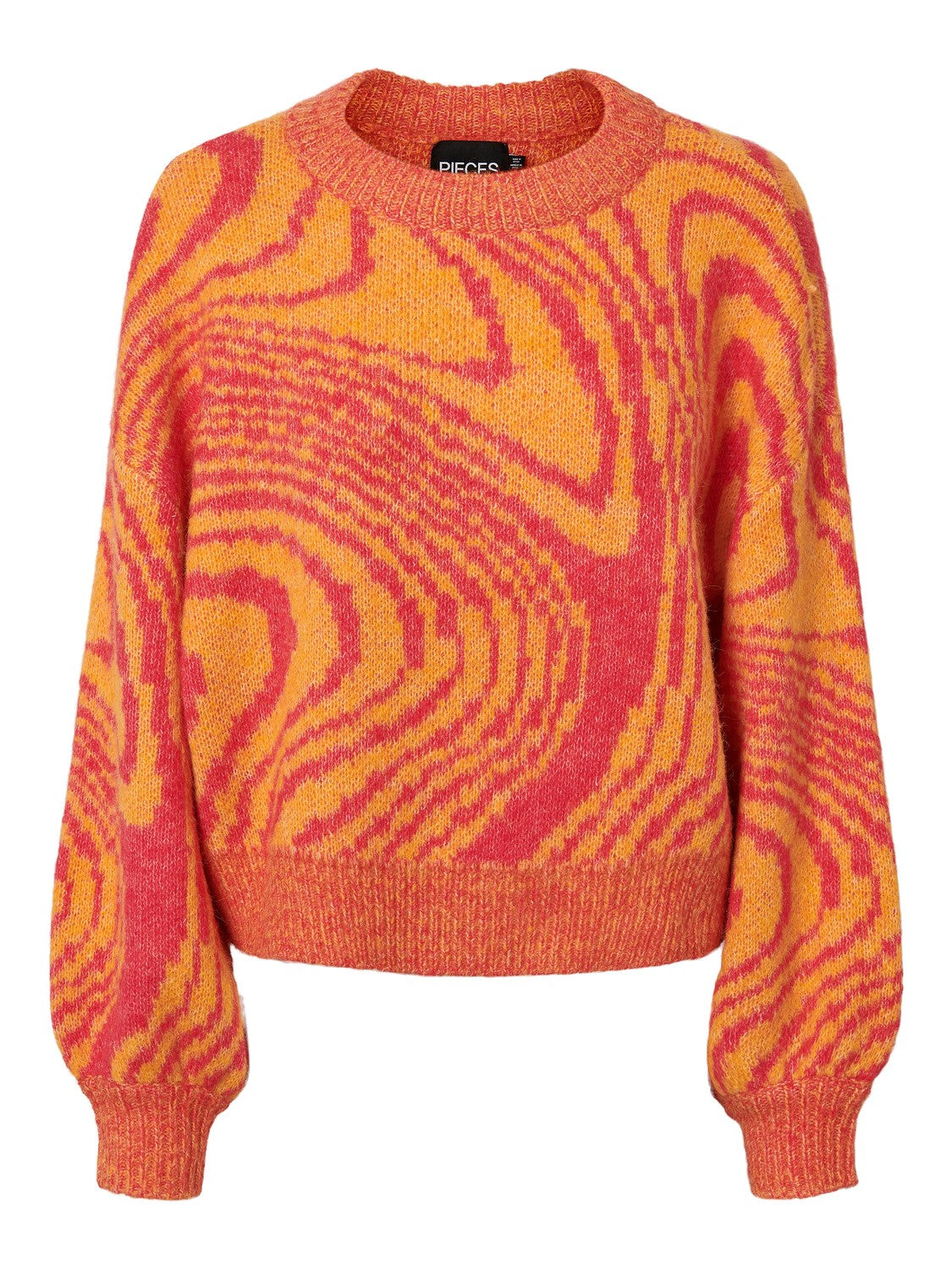 Marrra Jumper Women's Knit Sweater - Soft Apricot Pullover for Fall & Winter | Cozy Casual Wear for Office, Dates & Weekend Outings
