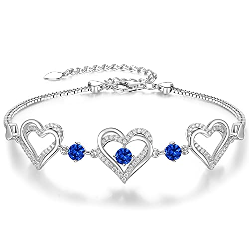 Sterling Silver with White Gold-09-Sept.