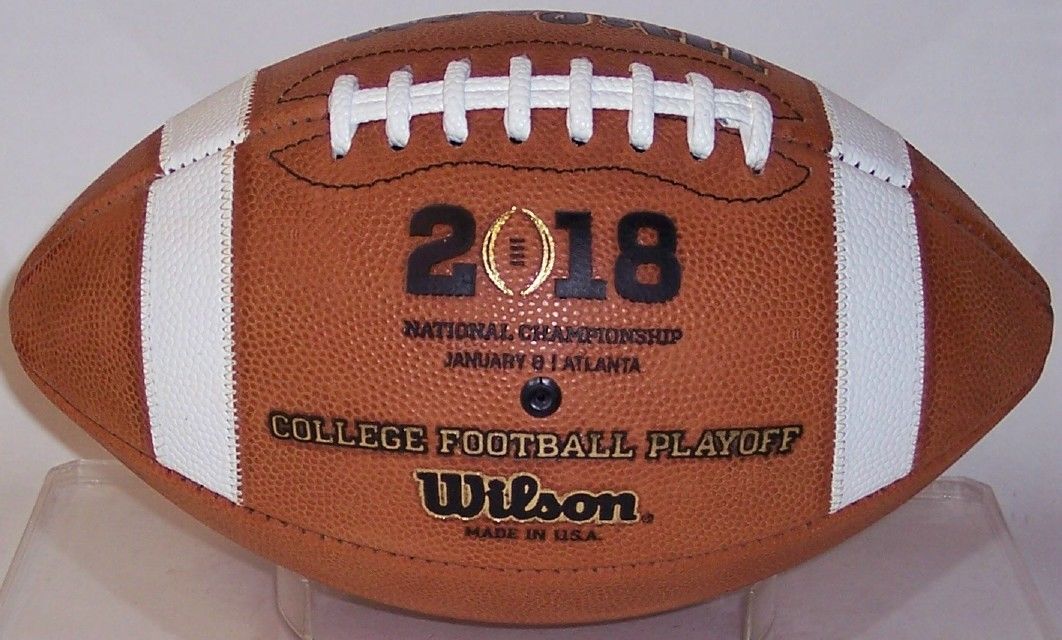 Official NCAA 2018 College Football Playoff CFP Alabama Crimson Tide Wilson Game Football - Perfect for Game Day, Tailgating & Collectors