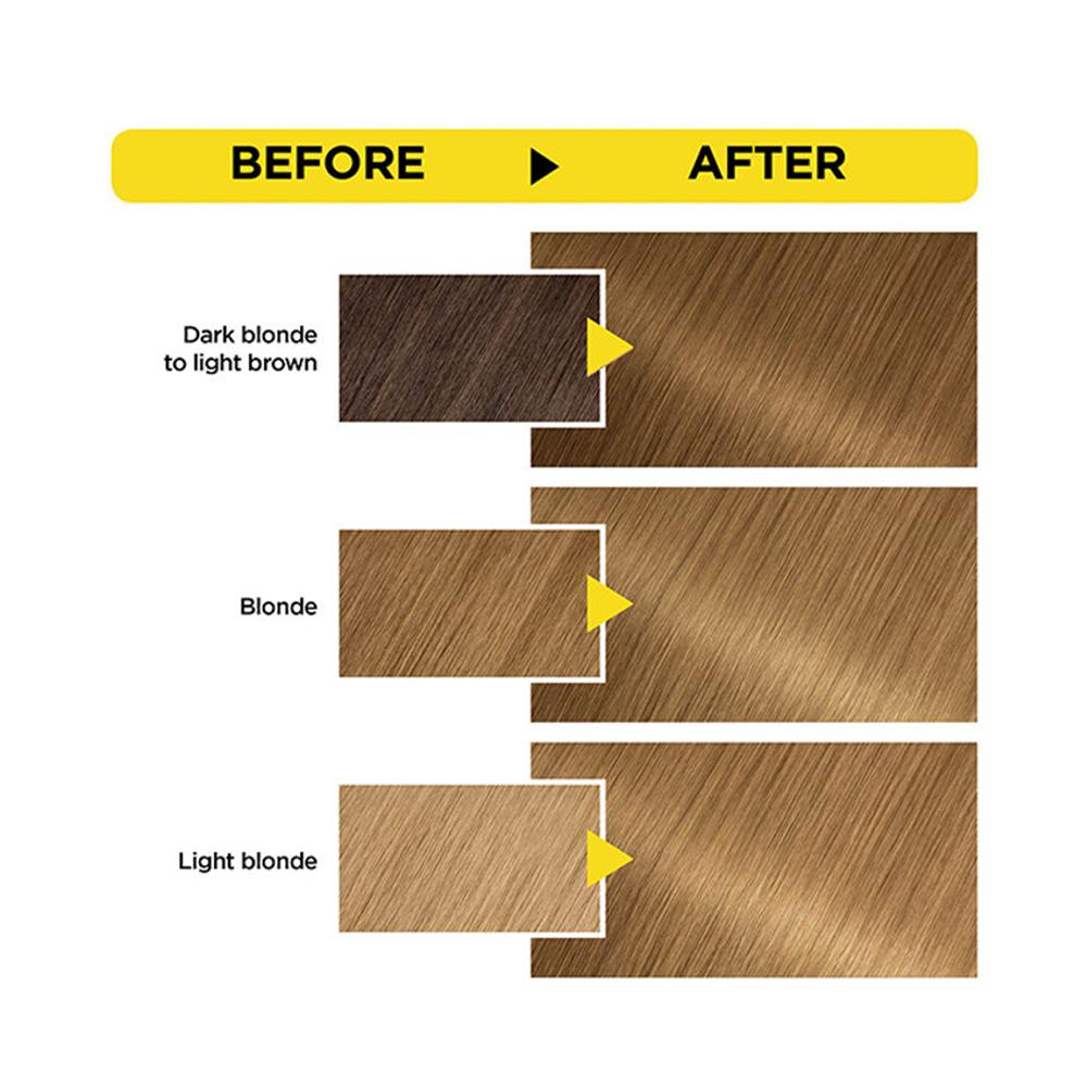 Garnier Olia 8.0 Permanent Hair Color - Light Blonde for Natural-Looking Highlights | At-Home Hair Dye for Women & Men | Perfect for Salon-Quality Results at Home