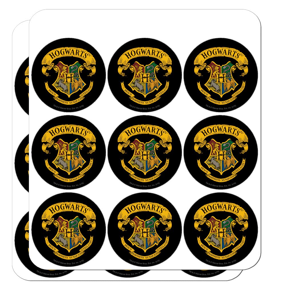 Harry Potter Illustrated Hogwarts Crest Planner - 2024 Calendar, Scrapbooking & Crafting Stickers Set for Journaling, Bullet Journals, DIY Projects (Gryffindor, Slytherin, Hufflepuff, Ravenclaw House Themes) - Perfect for Potterhead Gifts, School Supplies & Creative Stationery