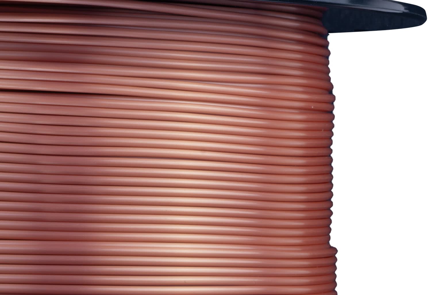 HATCHBOX Premium Silk PLA 3D Printer Filament - 1.75mm, 1kg Spool, Brown - High Precision +/-0.03mm for Smooth 3D Printing - Ideal for Cosplay Props, Home Decor & DIY Projects